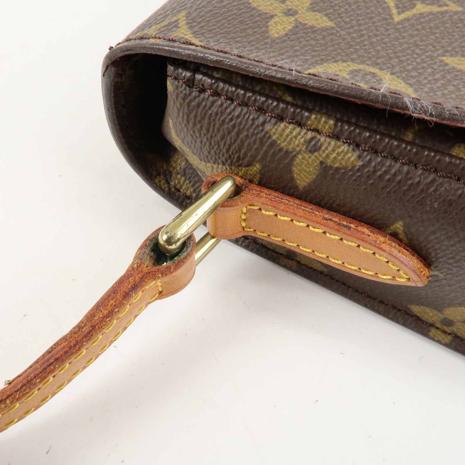 Louis Vuitton Monogram Mini Saint Cloud Shoulder Bag M51244 Used