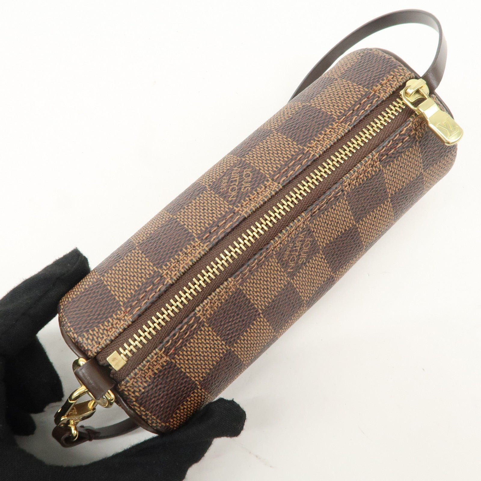 Louis Vuitton Damier Pouch for Papillon Bag Mini Bag Brown Used