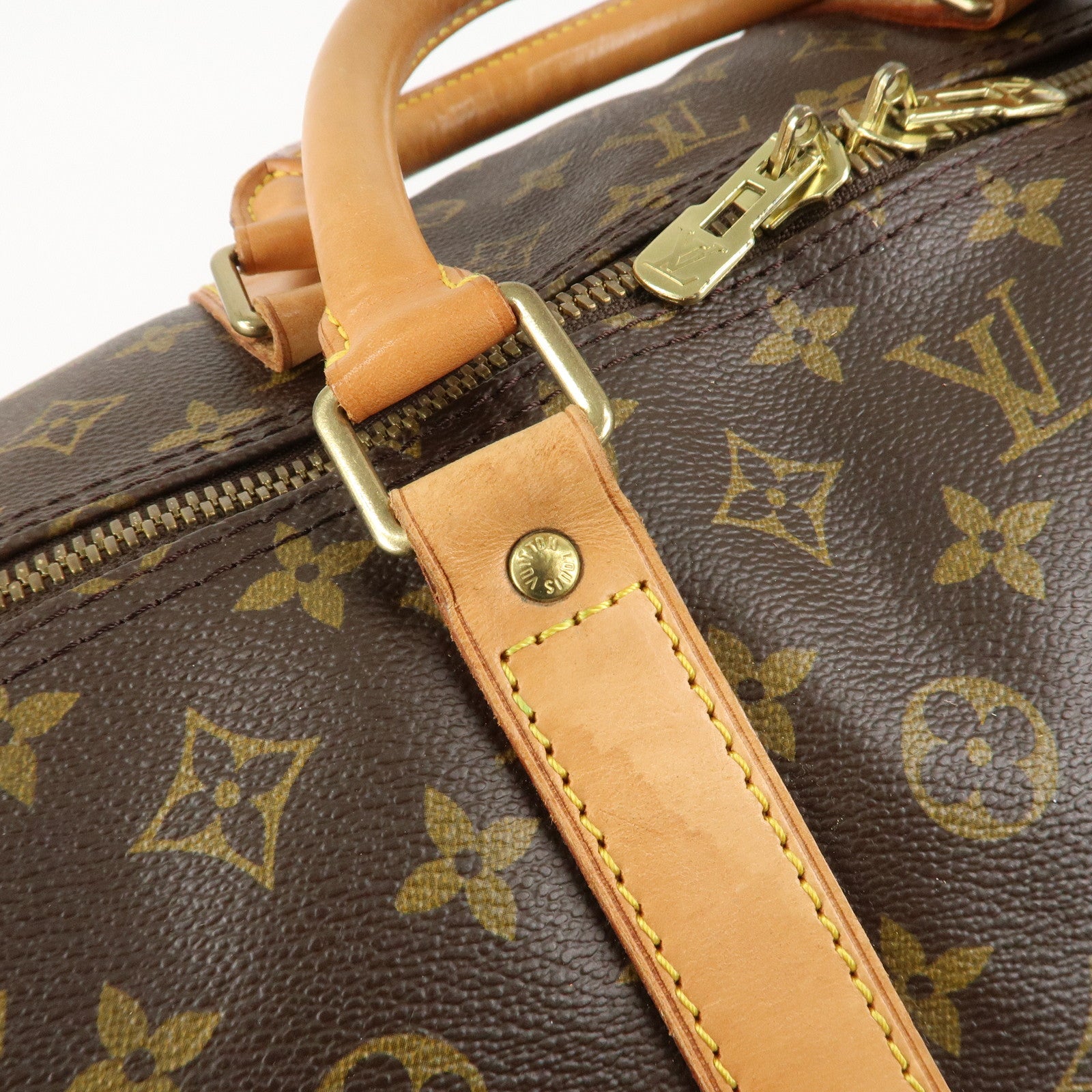 Louis Vuitton Monogram Keep All Bandouliere 60 Boston Bag M41412 Used