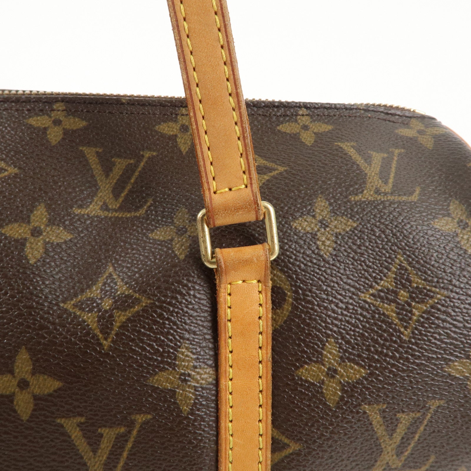 Louis Vuitton Monogram Papillon 30 Hand Bag Brown M51385