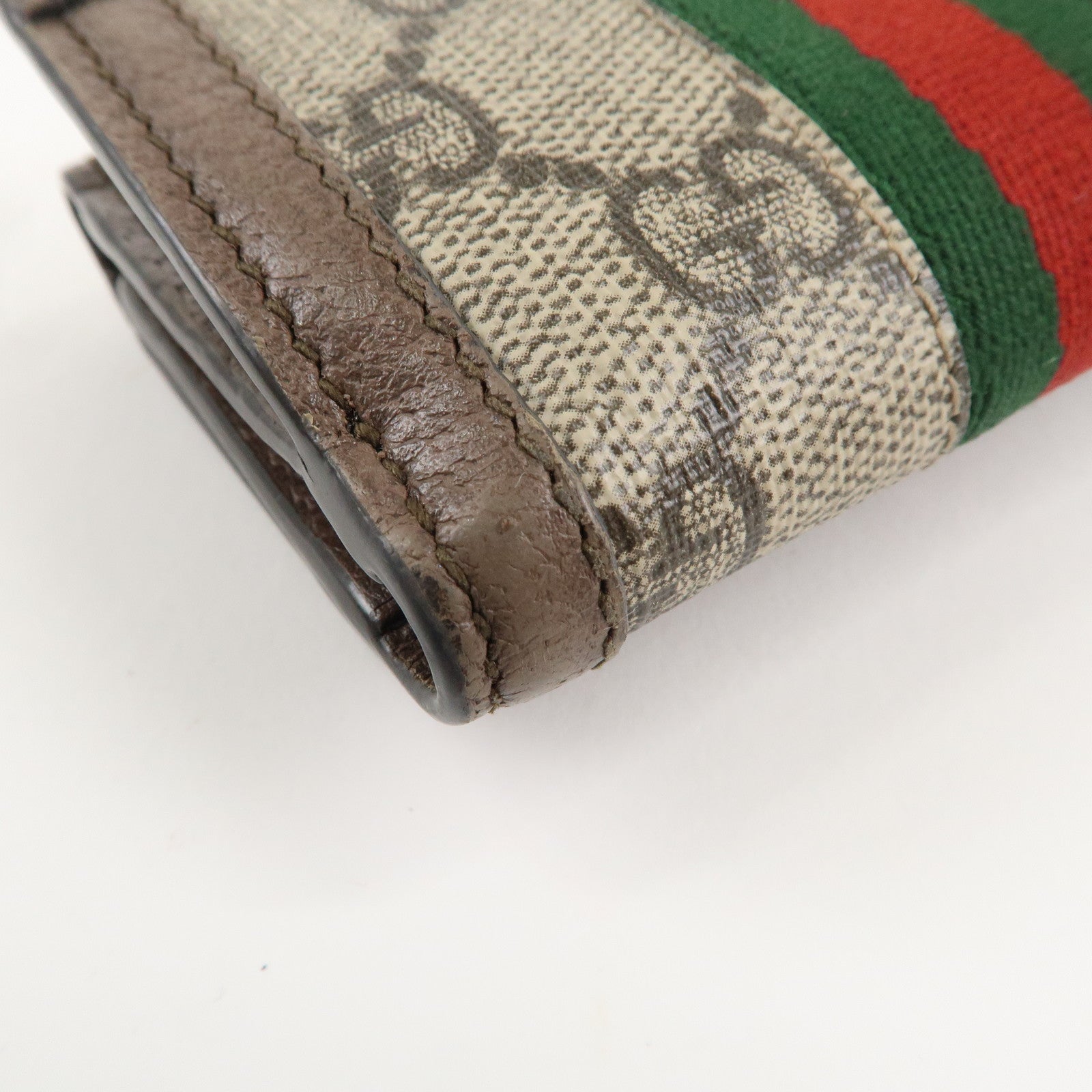 GUCCI Ophidia GG Supreme Leather Trifold Wallet 644334