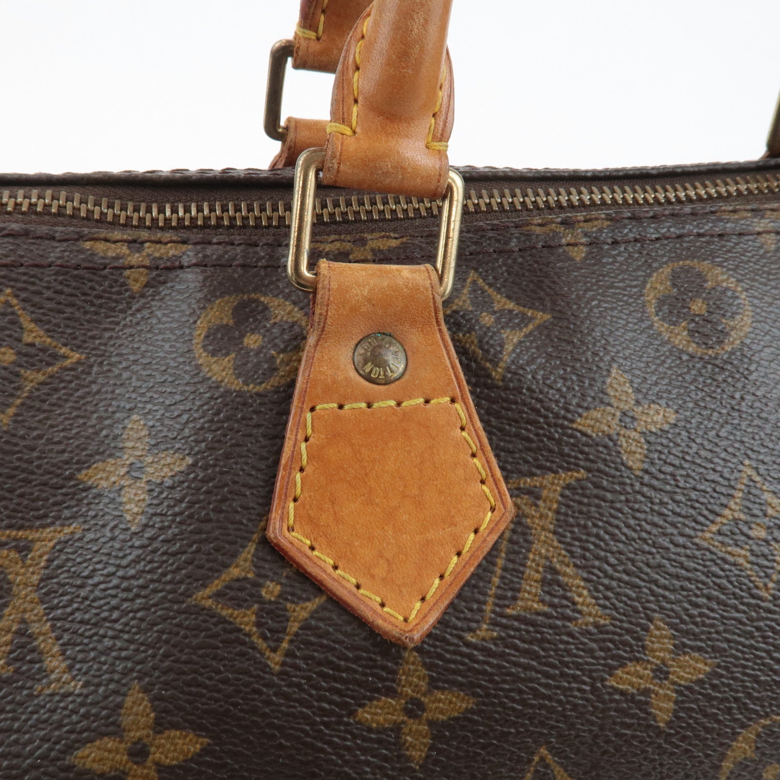 Louis Vuitton Monogram Speedy 30 Hand Bag Boston Bag M41108 Used