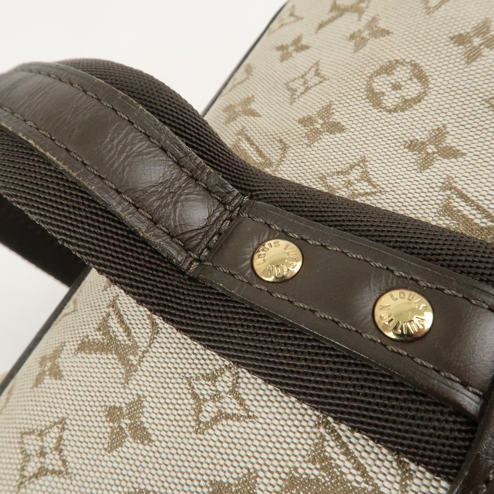 Louis Vuitton Monogram Mini Canvas Josephine GM Khaki M92310