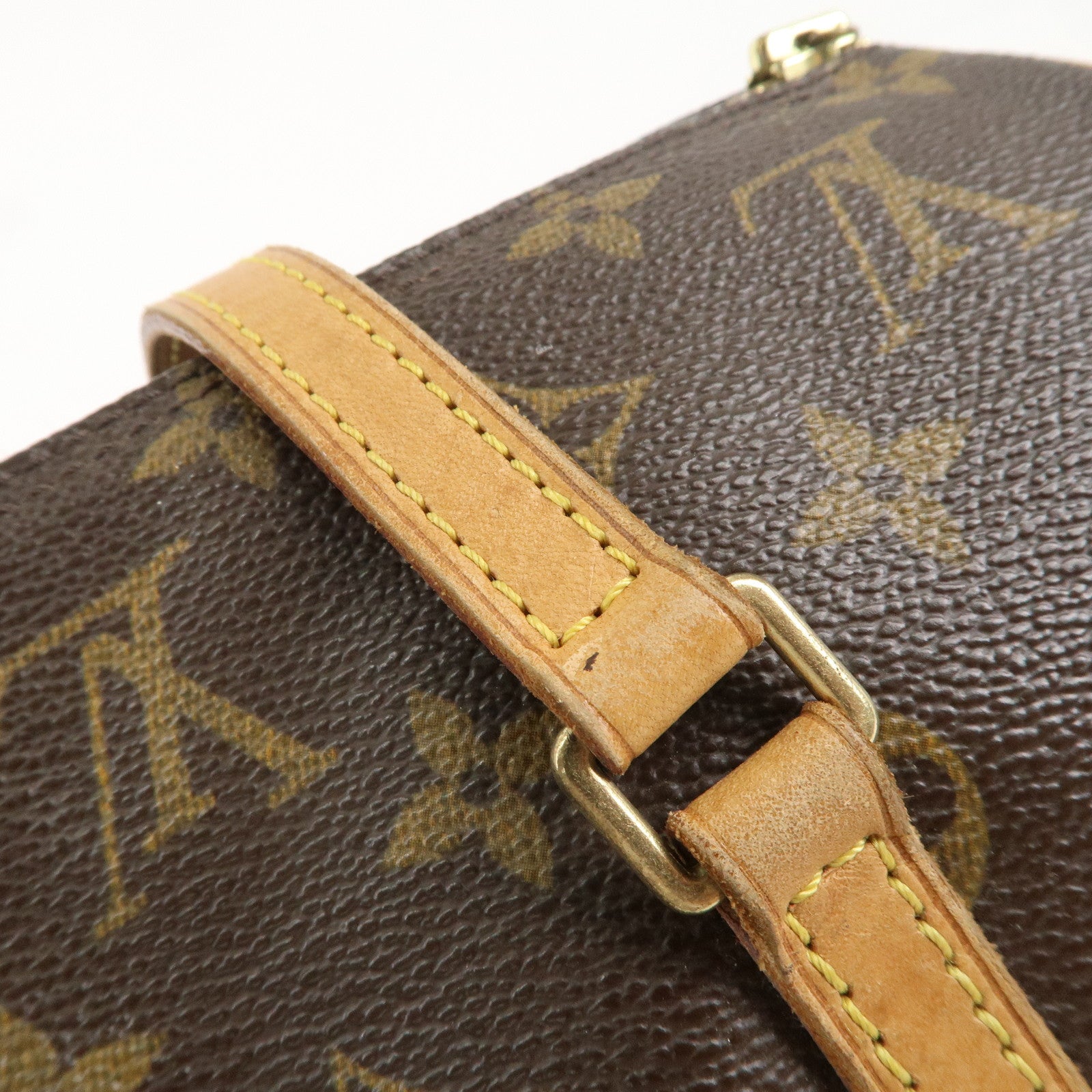 Louis Vuitton Monogram Papillon 30 Hand Bag Brown M51385