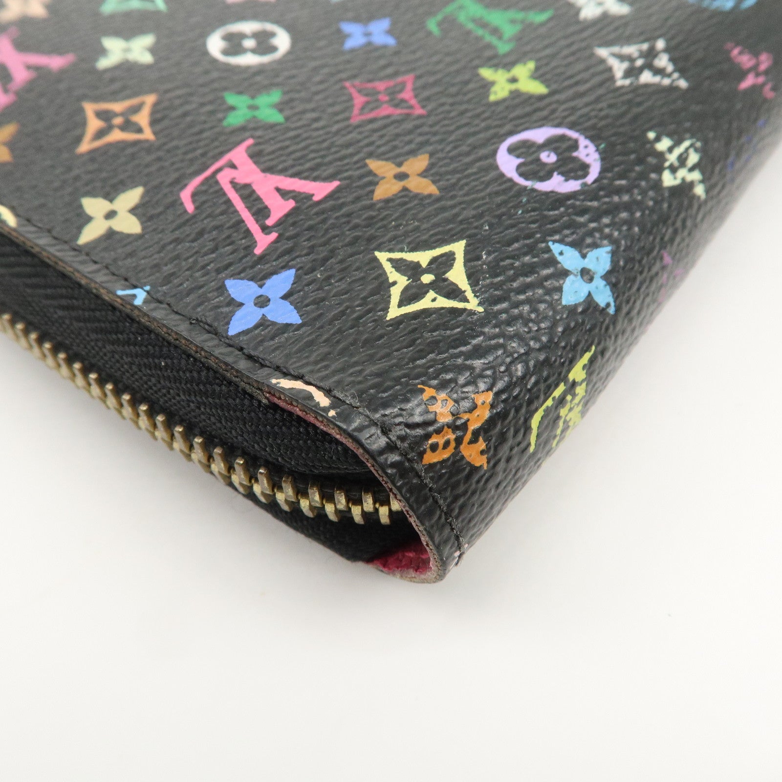 Louis Vuitton Monogram Multi Color Zippy Wallet Long Wallet M60243 Used