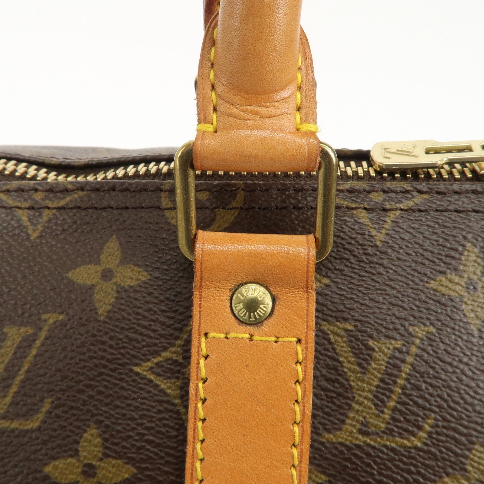 Louis Vuitton Monogram Keep All Bandouliere 50 Boston Bag M41416 Used