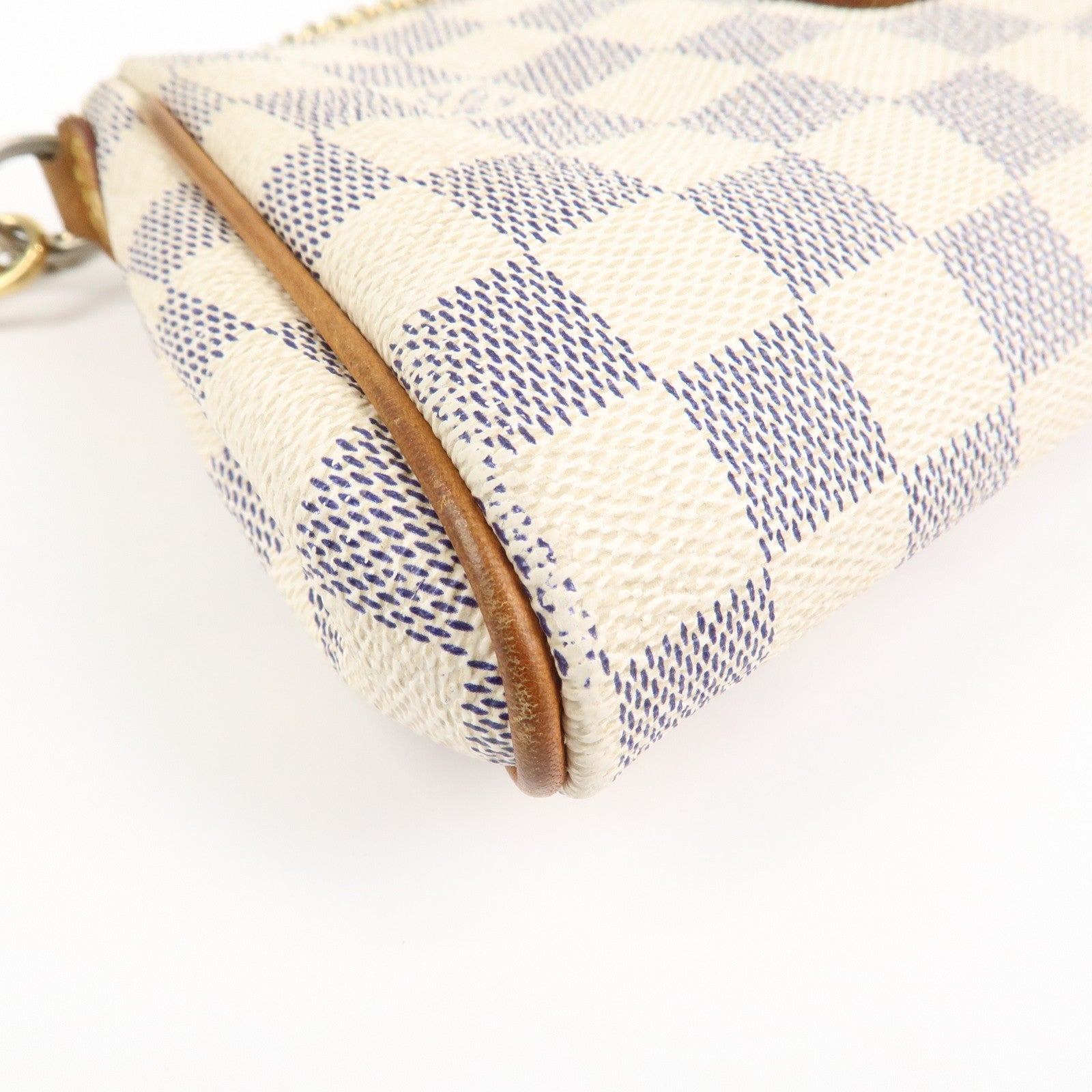 Louis Vuitton Damier Azur Eva 2 Way Pouch Shoulder Bag N55214 Used