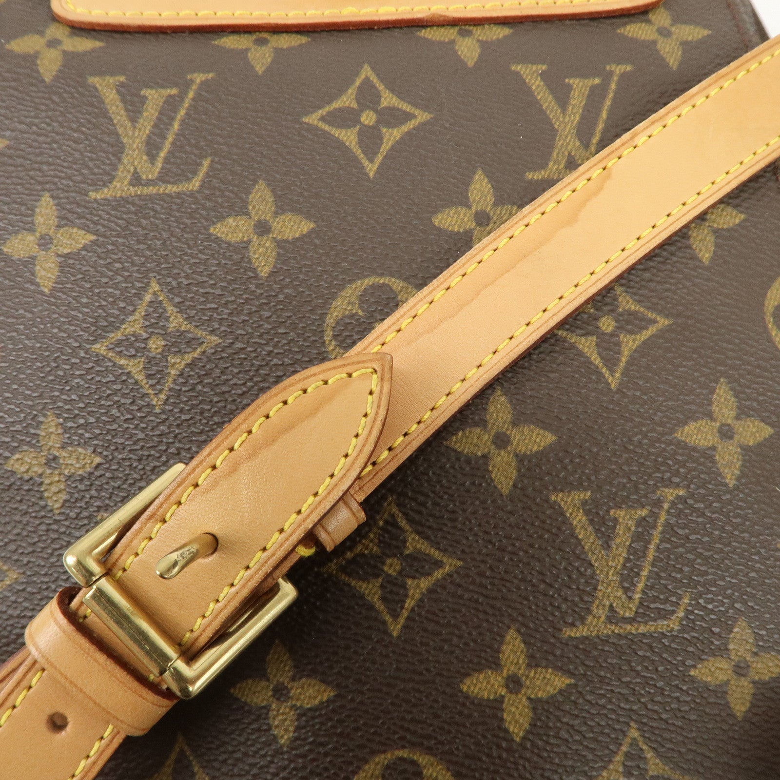 Louis Vuitton Monogram Montsouris MM Back Pack Bag M51136 Used