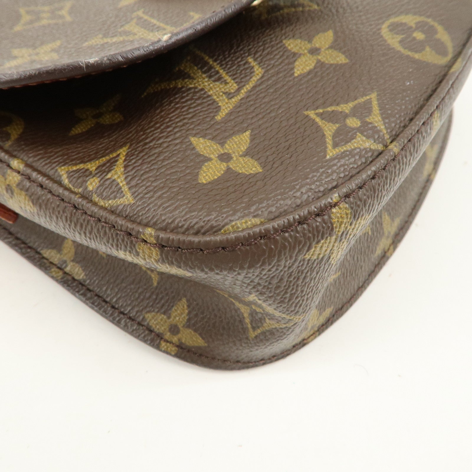 Louis Vuitton Monogram Saint Cloud PM Shoulder Bag Brown M51242