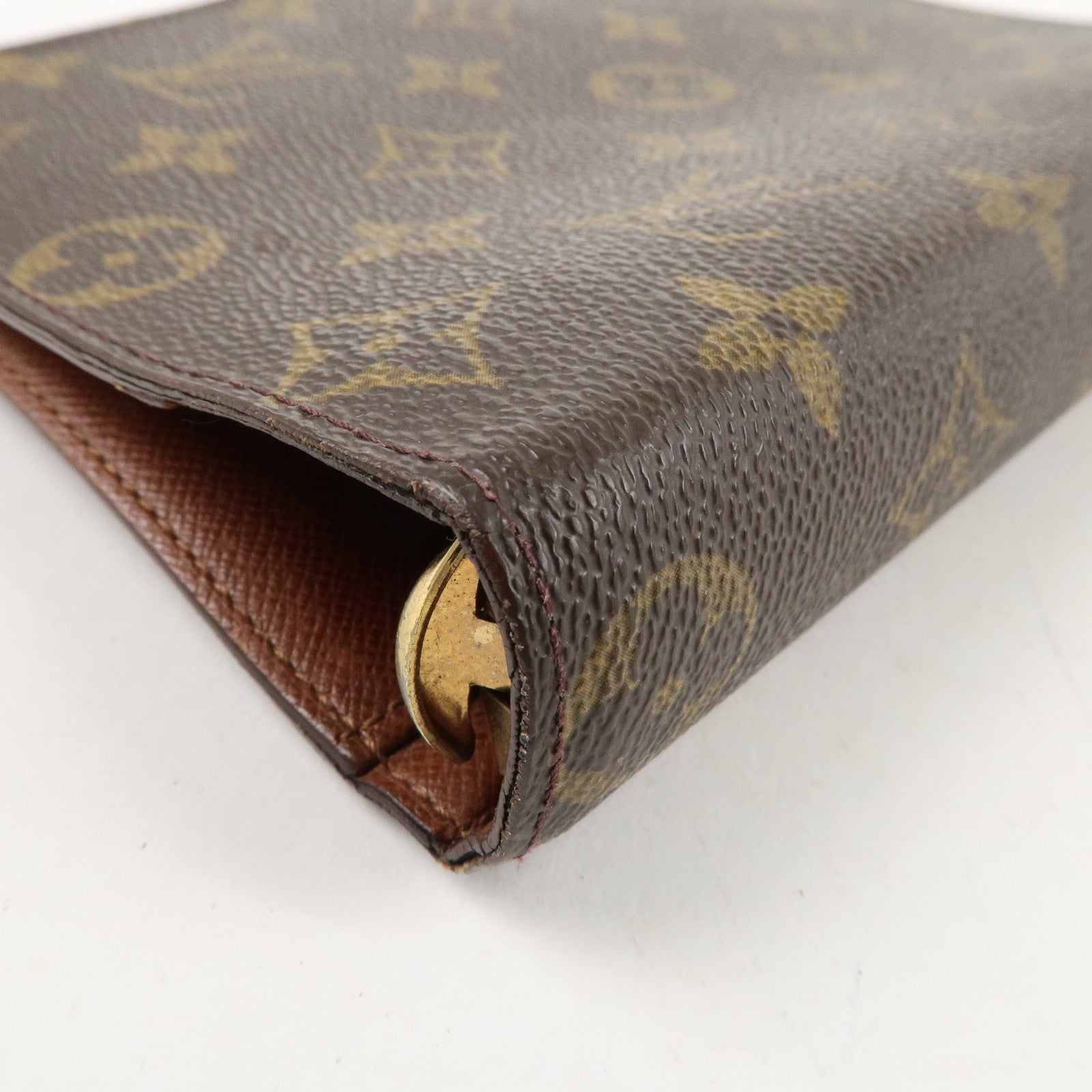 Louis Vuitton Monogram Agenda MM Planner Cover Brown R20004