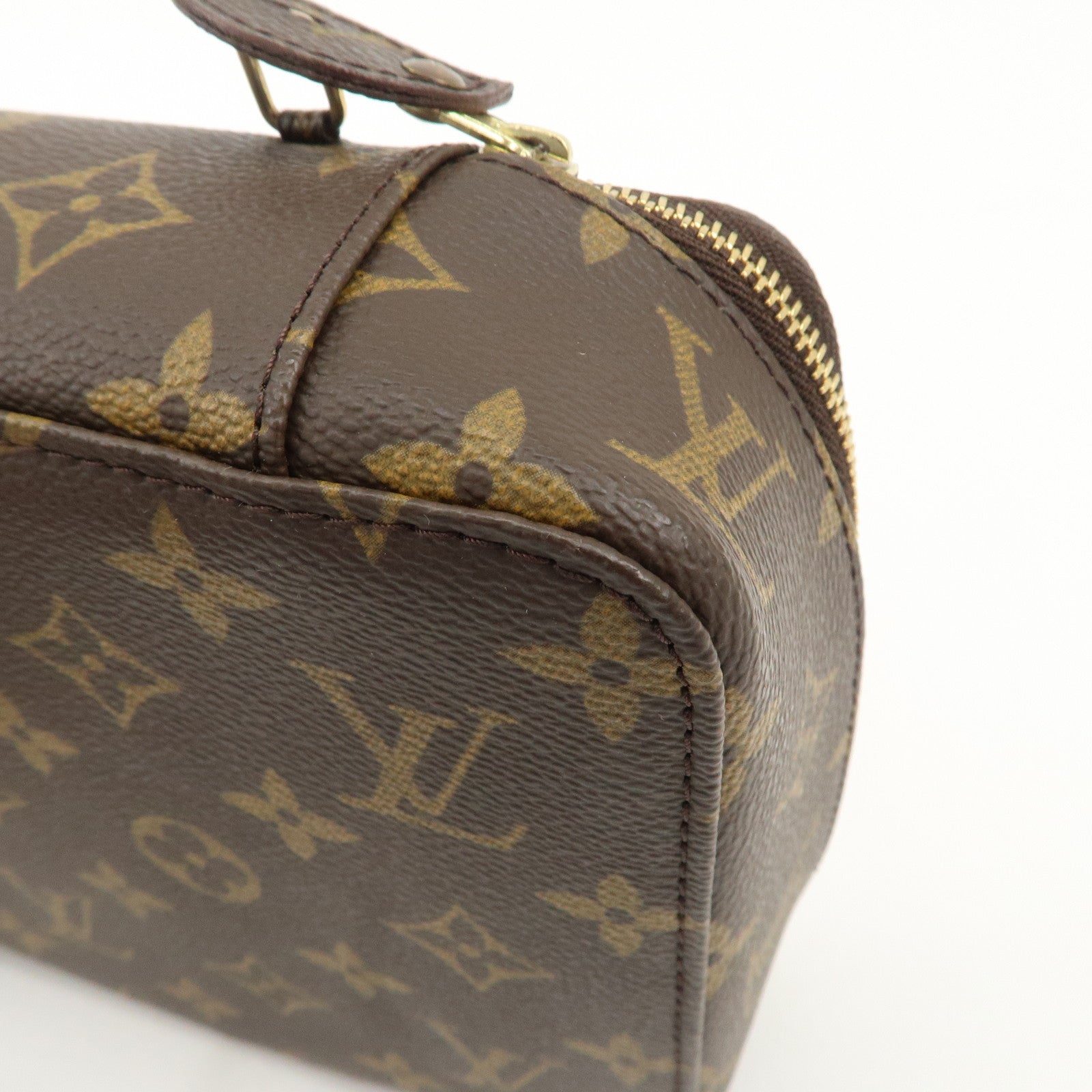 Louis Vuitton Monogram Posh Monte Carlo Pouch Brown M47352 Used