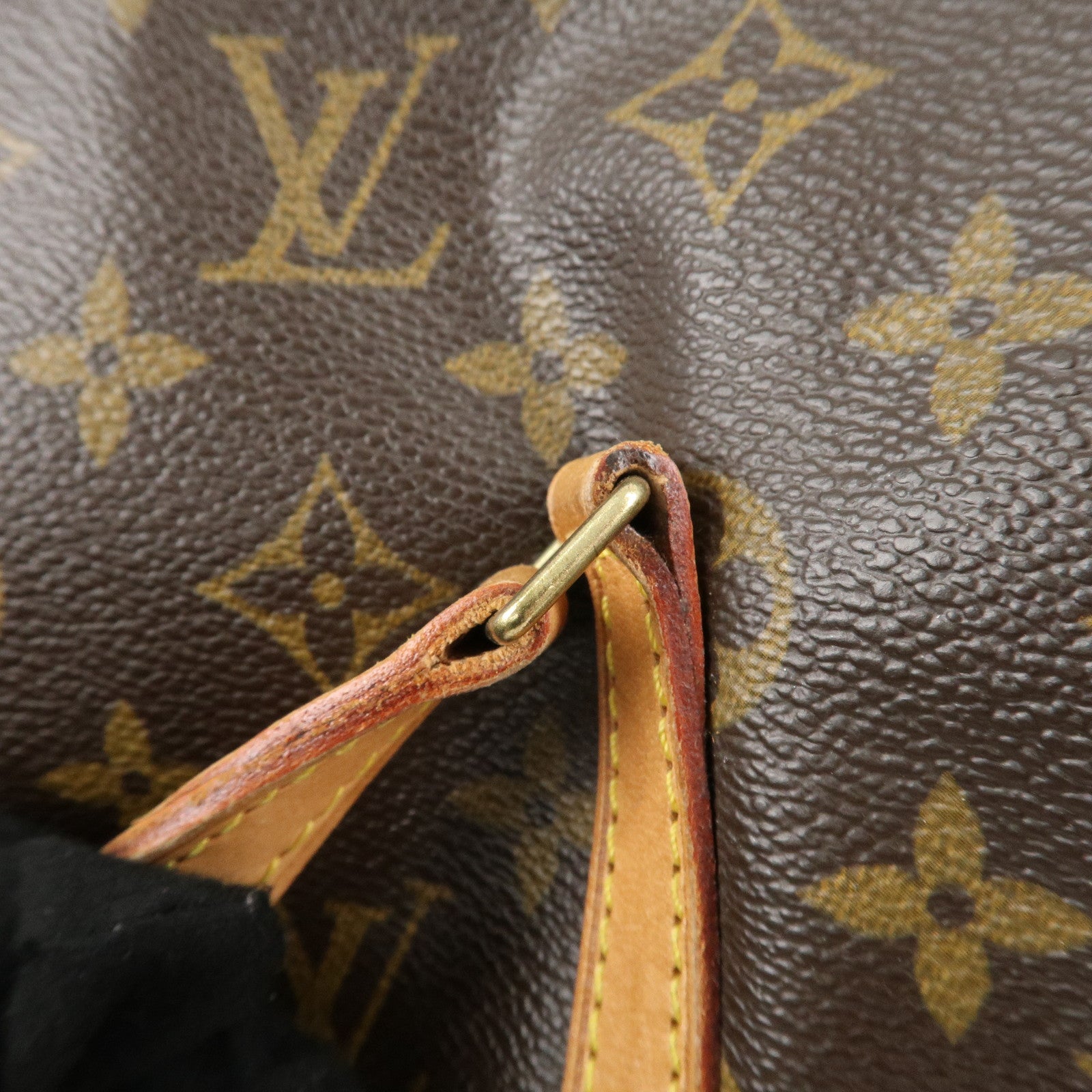 Louis Vuitton Monogram Papillon 30 Hand Bag Brown M51385 Used