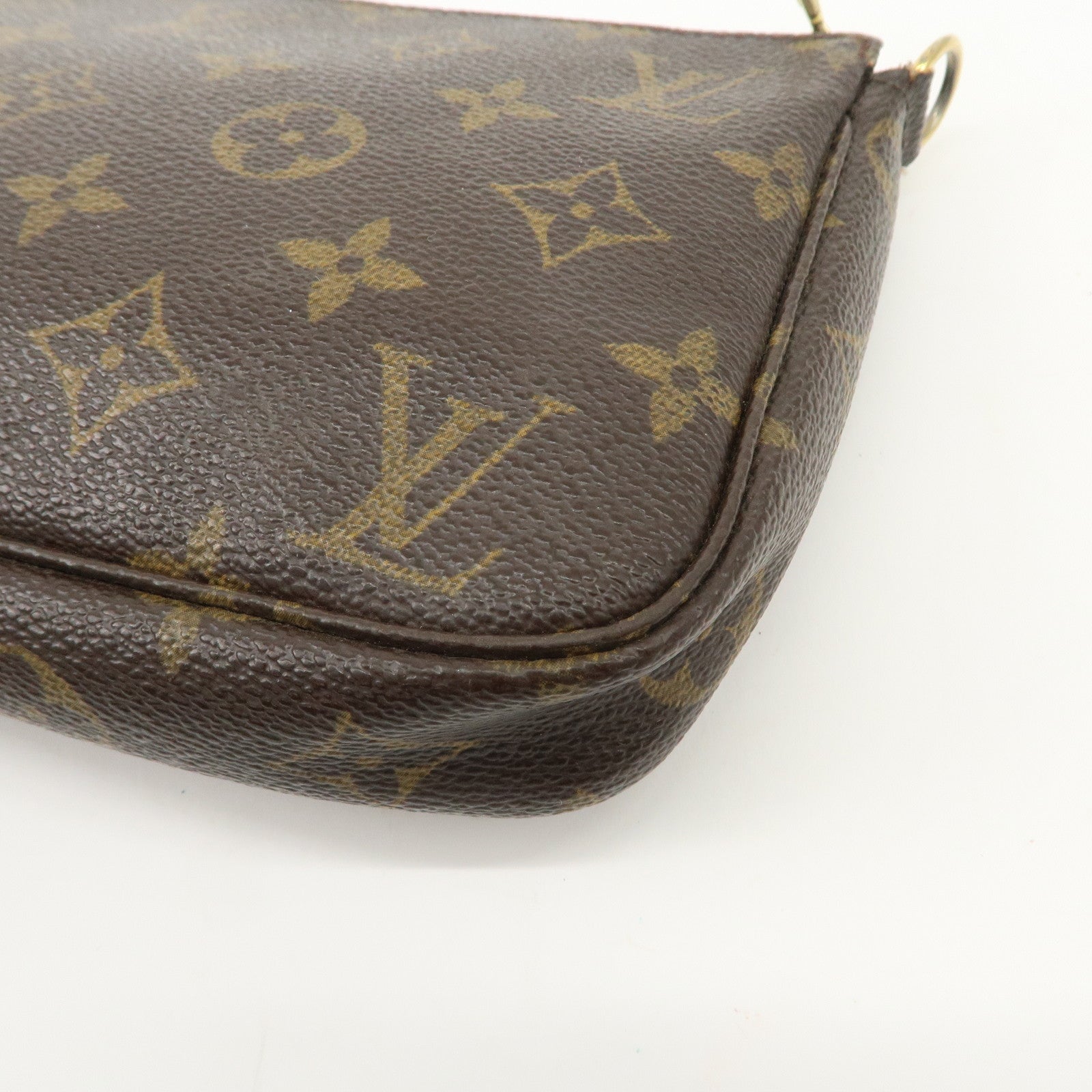 Louis Vuitton Monogram Pochette Accessoires Pouch Brown M51980 Used