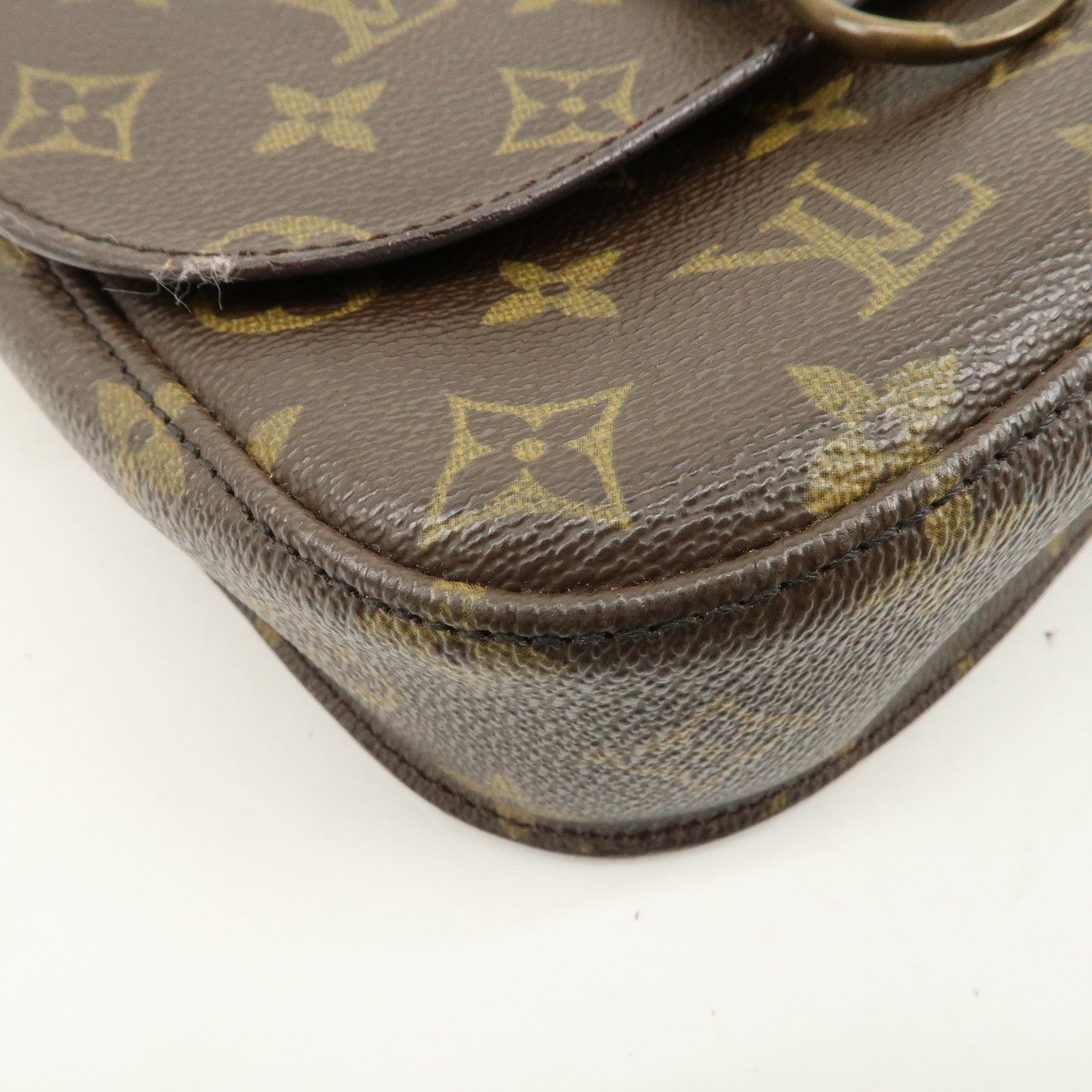 Louis Vuitton Monogram Saint Cloud MM Shoulder Bag M51244