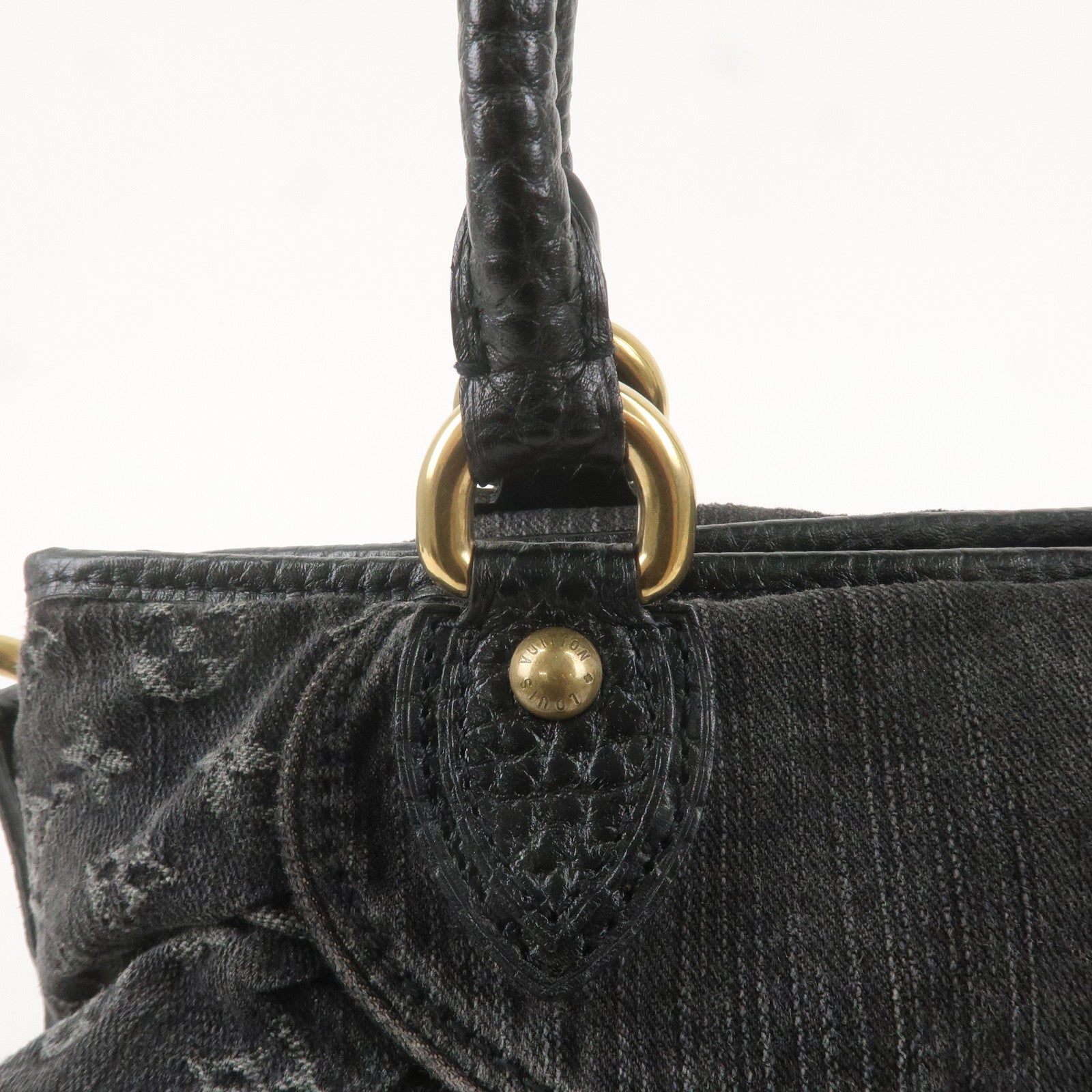 Louis Vuitton Monogram Denim Neo Cabby MM 2Way Bag M95351