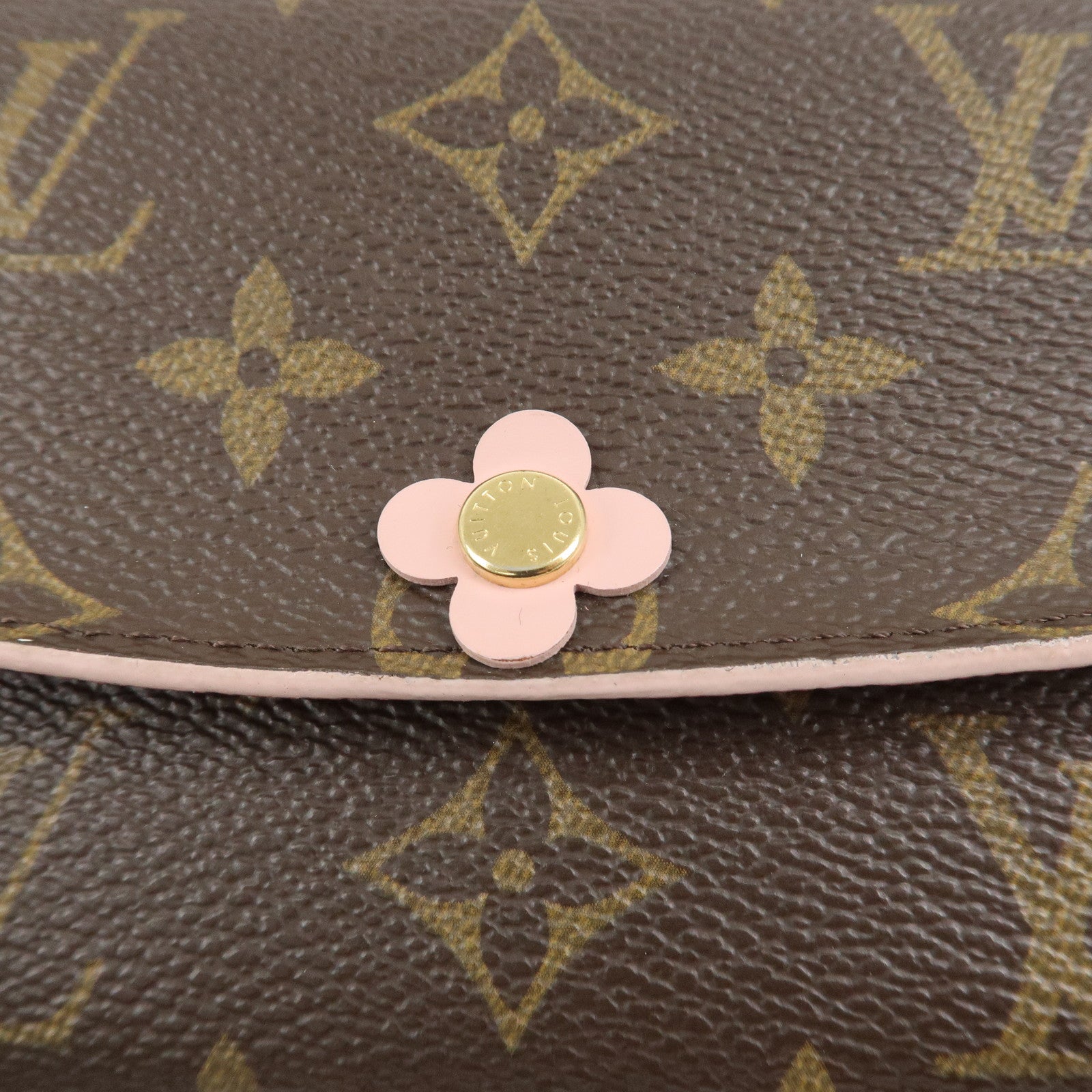 Louis Vuitton Monogram Portefeuille Emily Flower Wallet M64202 Used