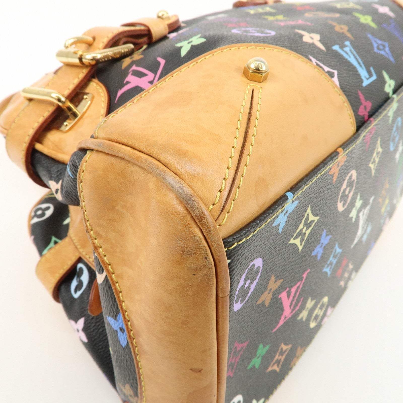 Louis Vuitton Monogram Multicolor Claudia Hand Bag M40194 Used