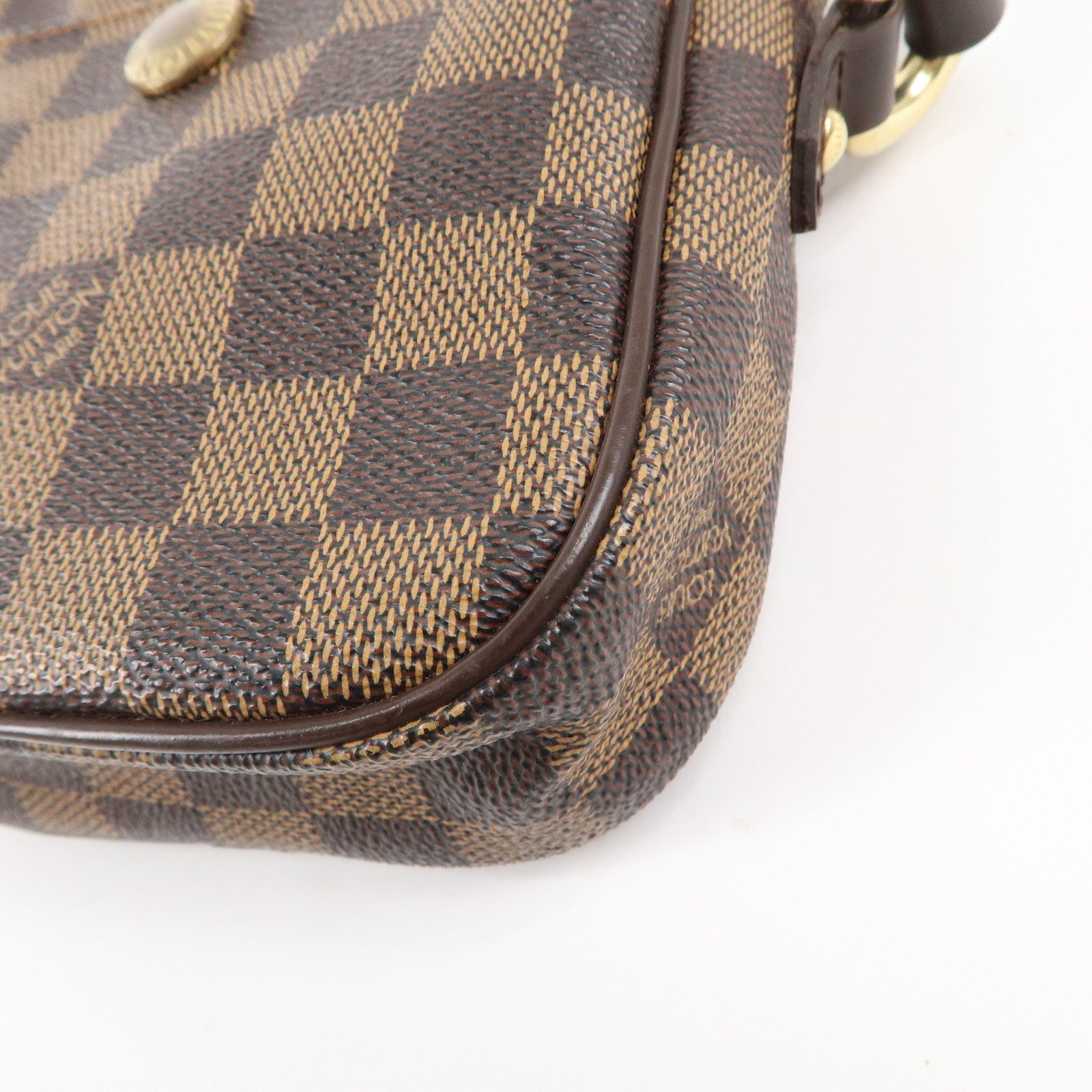 Louis Vuitton Damier Rift Shoulder Bag Brown N60009