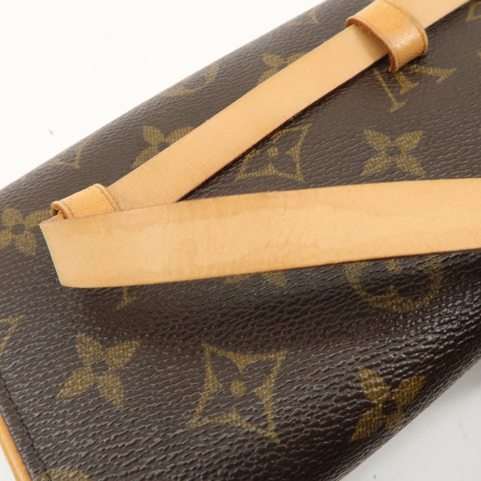 Louis Vuitton Monogram Pochette Florentine Waist Bag Belt S M51855 Used