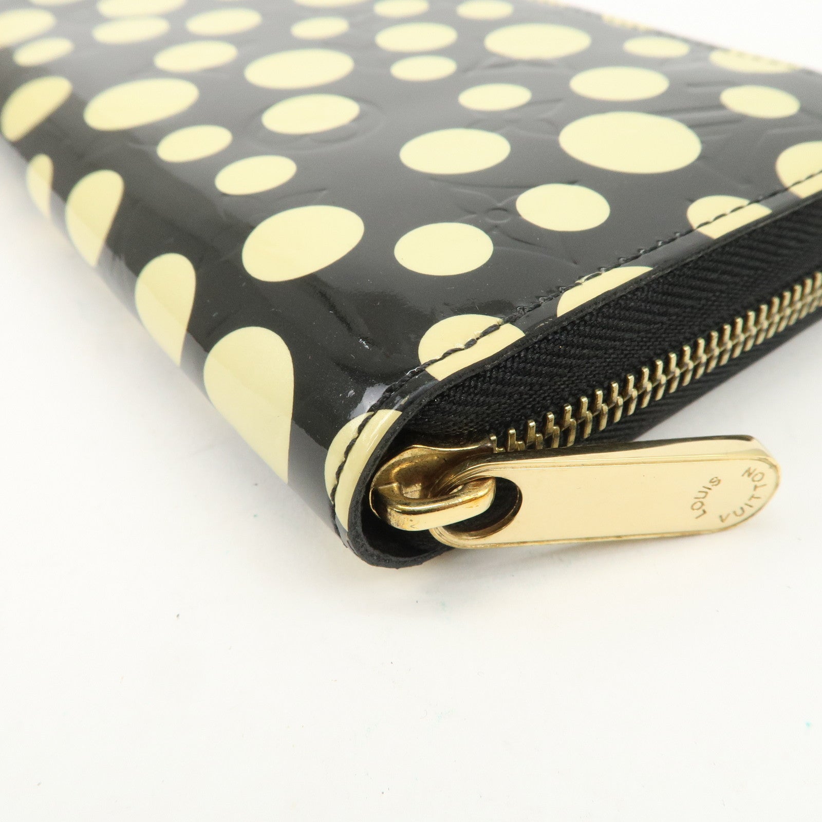 Louis Vuitton Monogram Vernis Dots Infinity Zippy Wallet M91573