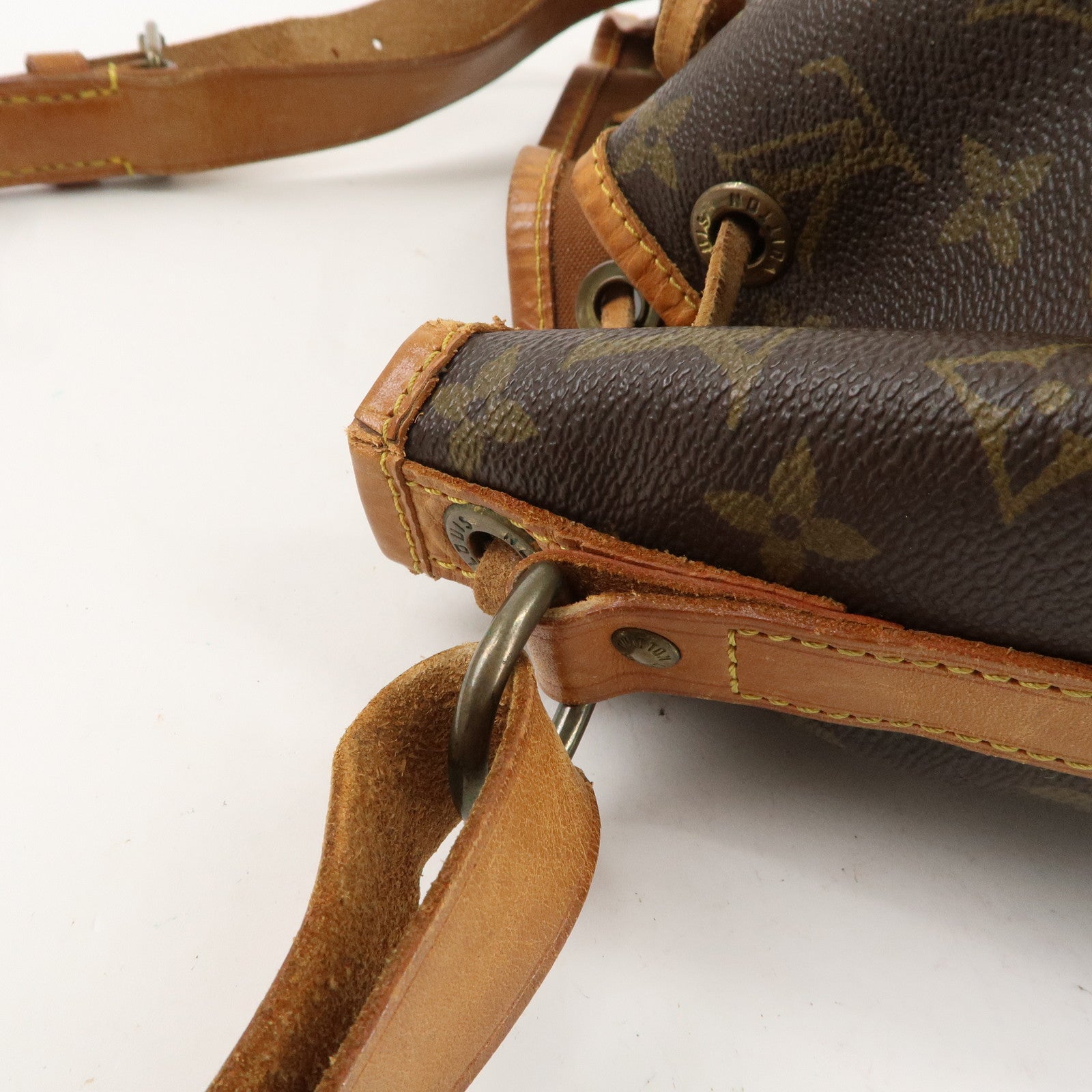 Louis Vuitton Monogram Petit Noe Shoulder Bag Brown M42226