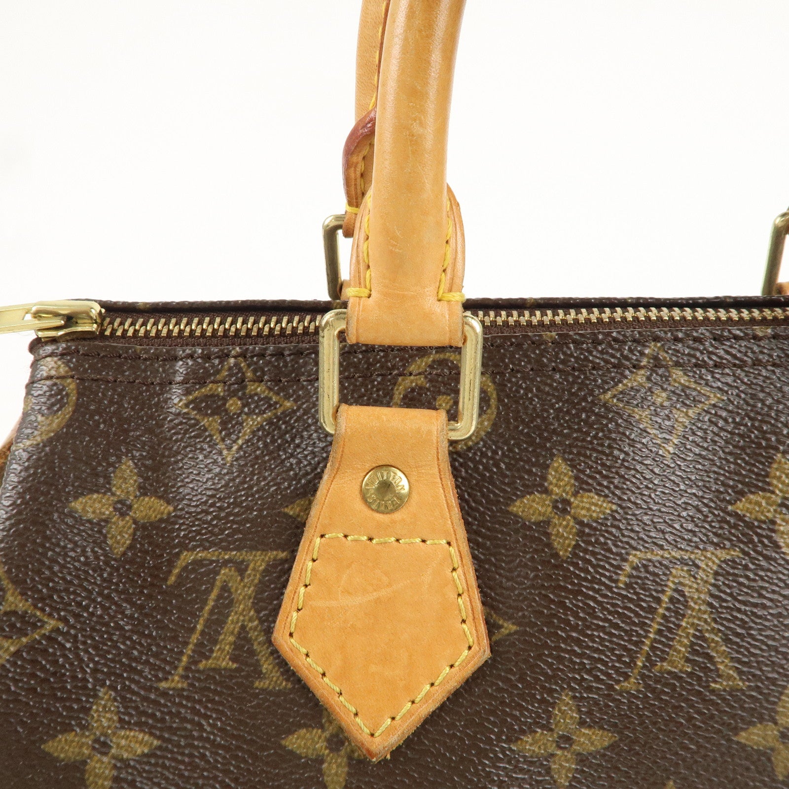 Louis Vuitton Monogram Speedy 25 Hand Bag Boston Bag M41528