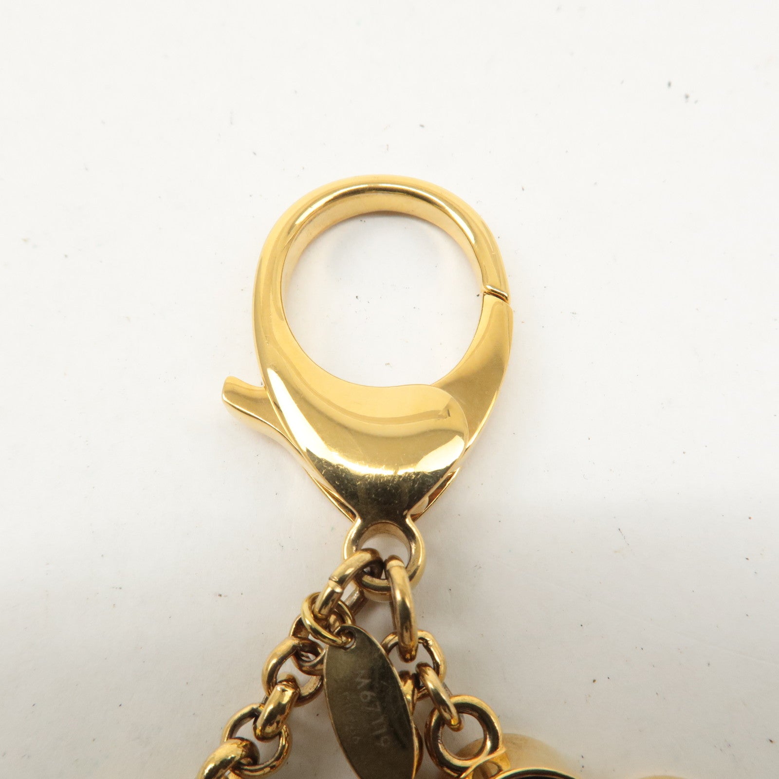 Louis Vuitton Fleur de Monogram Key Chain Bag Charm M67119