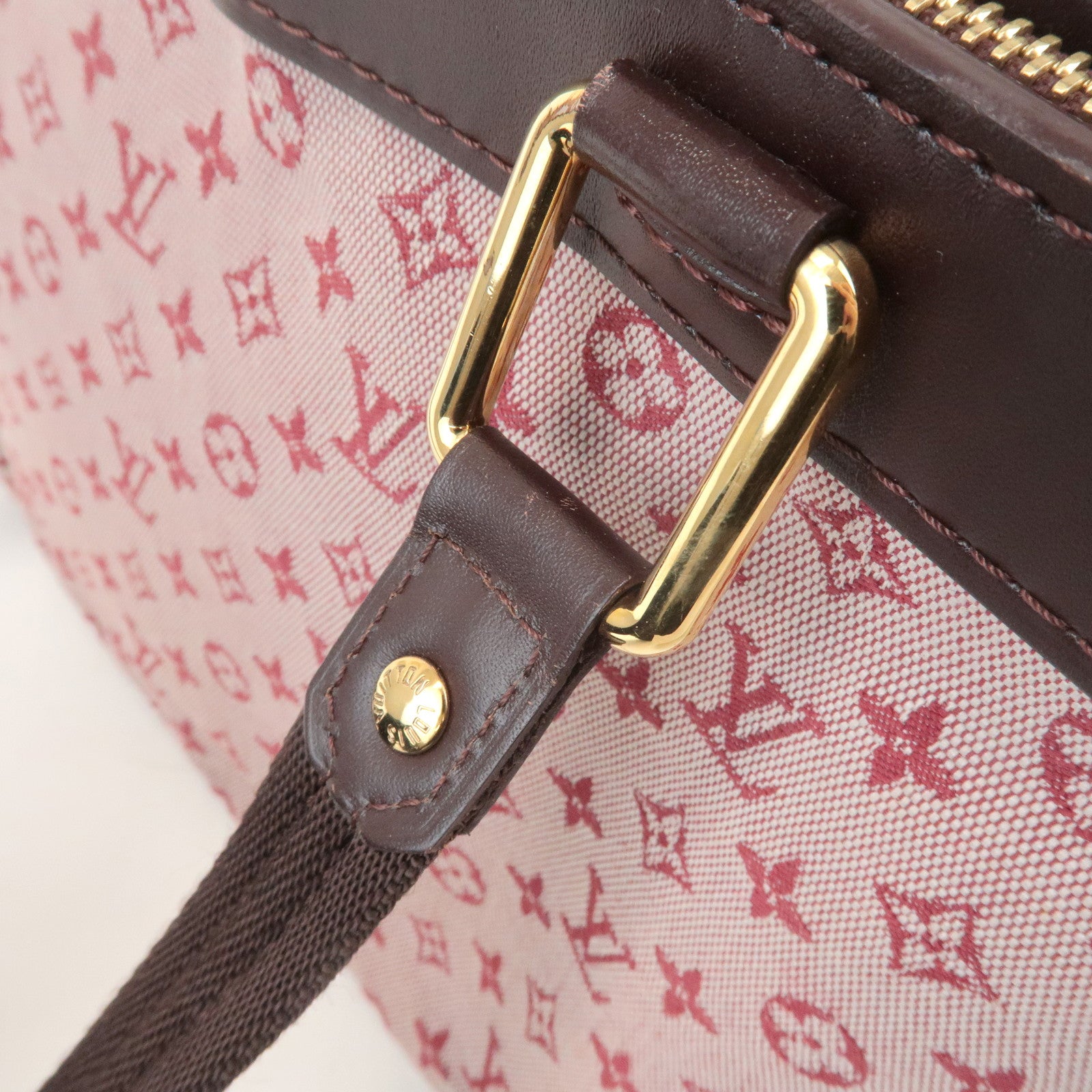 Louis Vuitton Monogram Mini Lucille PM Hand Bag Cerise M92682 Used