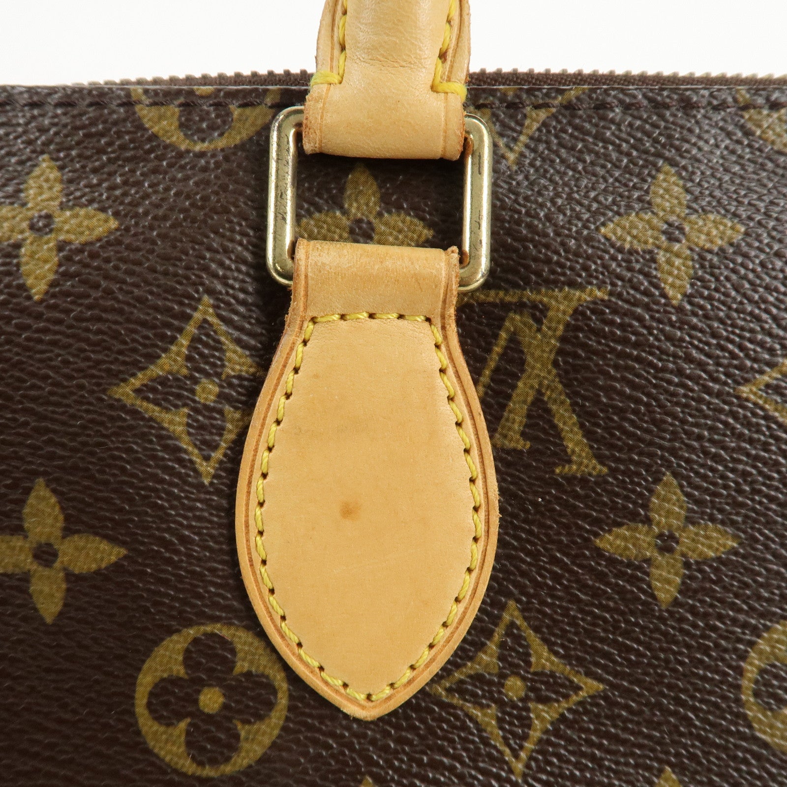 Louis Vuitton Monogram Popincourt Hand Bag Brown M40009 Used