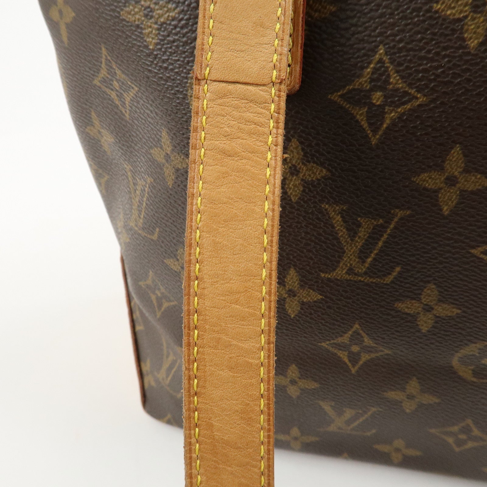 Louis Vuitton Monogram Cabas Piano Tote Bag Shoulder Bag M51148 Used