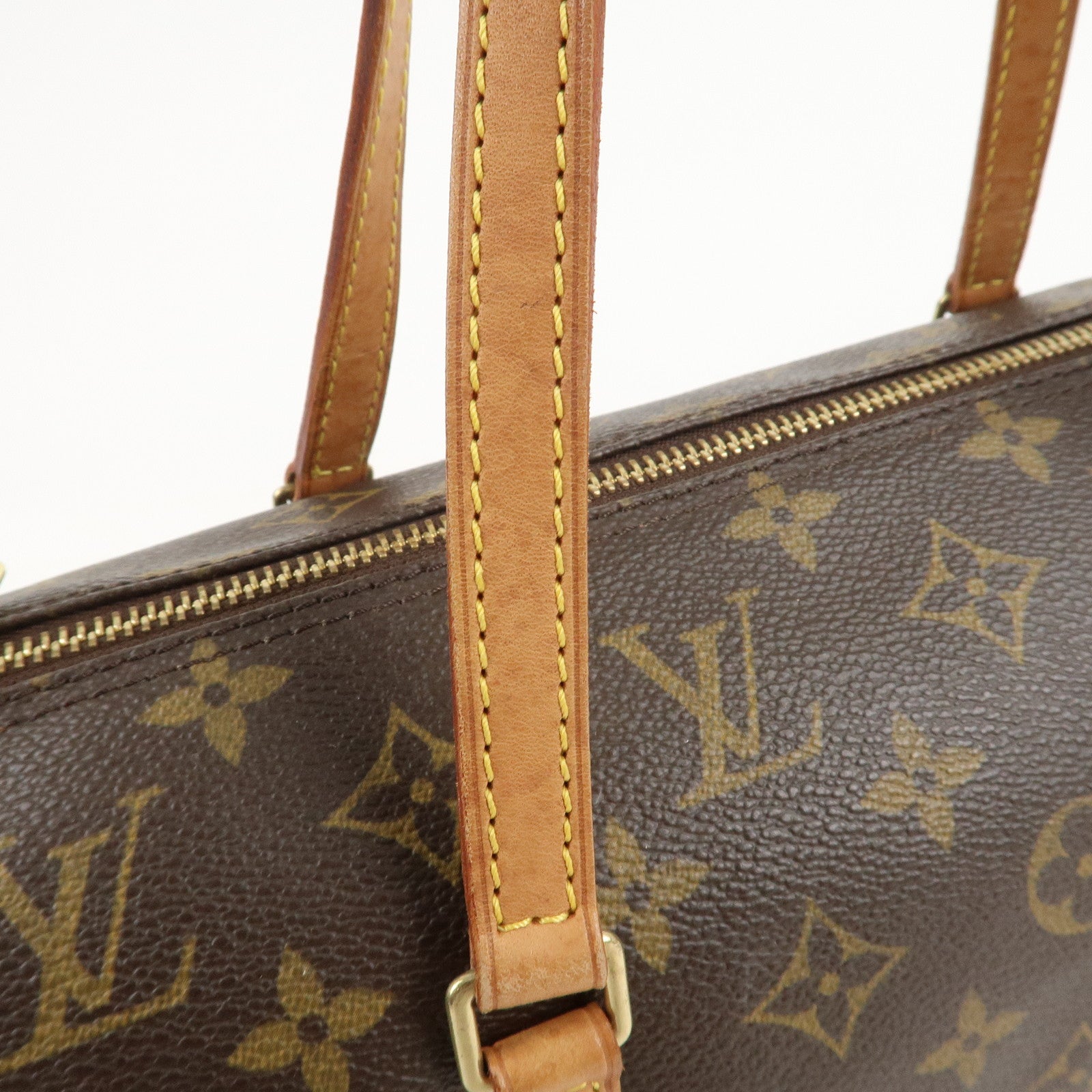 Louis Vuitton Monogram Papillon 30 Hand Bag New Style Brown M51385 Used