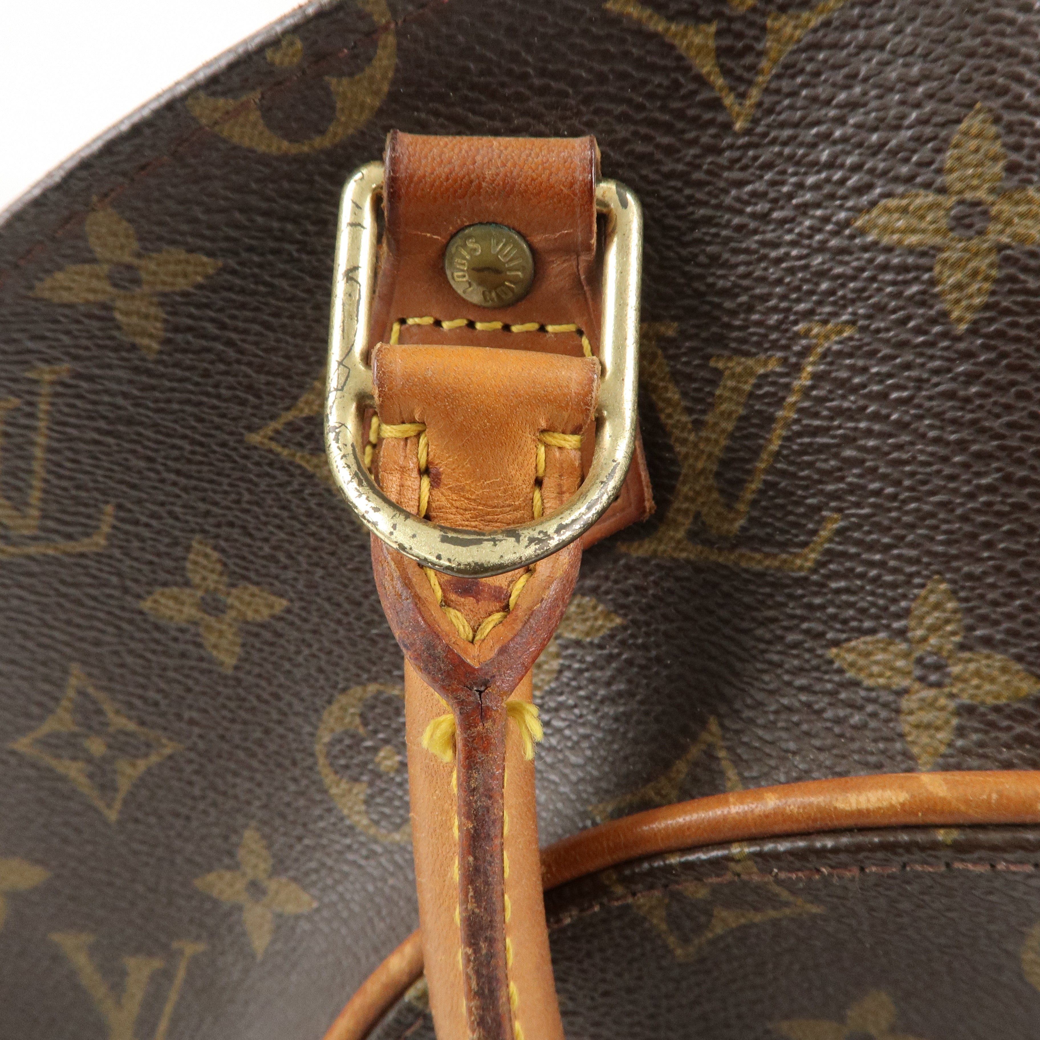 Louis Vuitton Monogram Ellipse MM Hand Bag Brown M51126