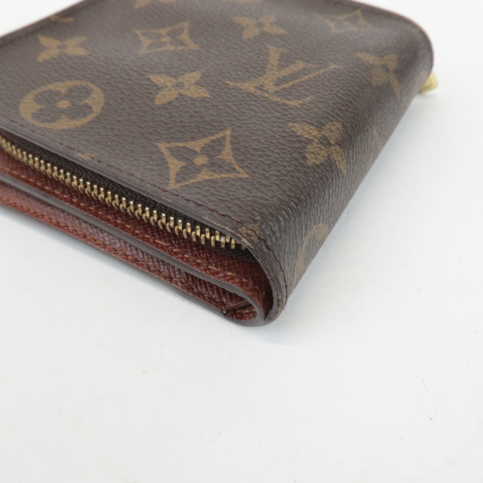 Louis Vuitton Louis Monogram Compact Zip Small Wallet M61667 Used