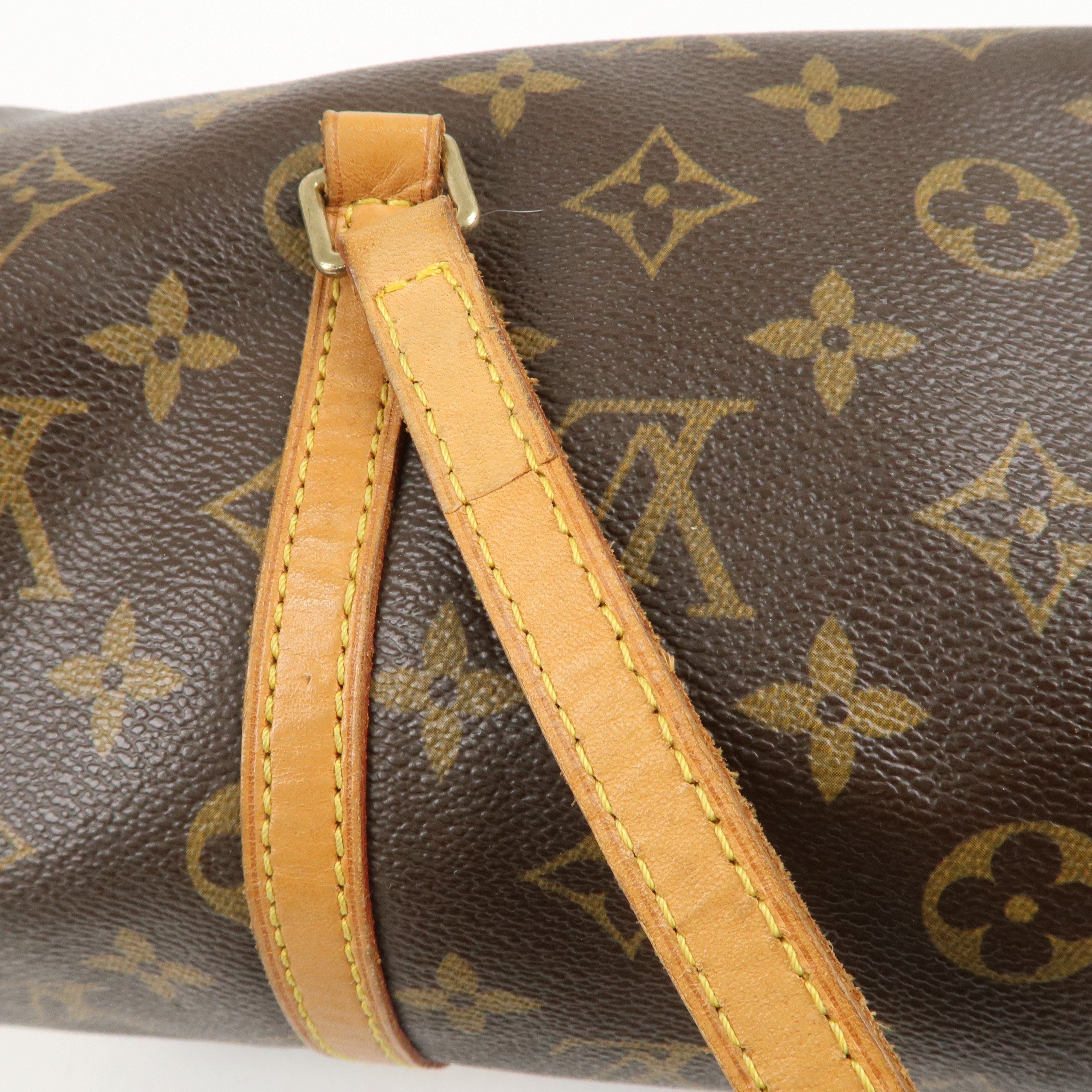 Louis Vuitton Monogram Papillon 26 Hand Bag New Style Brown M51385