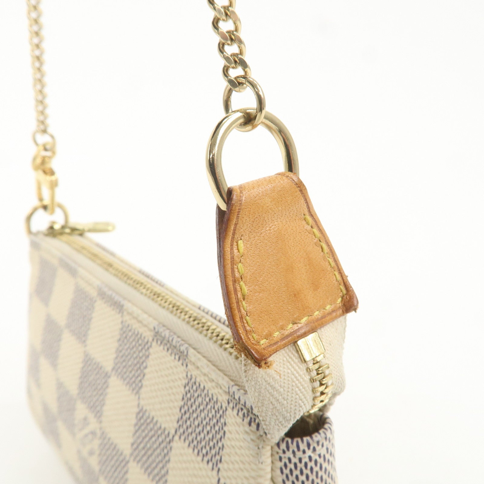 Louis Vuitton Damier Azur Mini Pochette Accessoires Pouch N58010