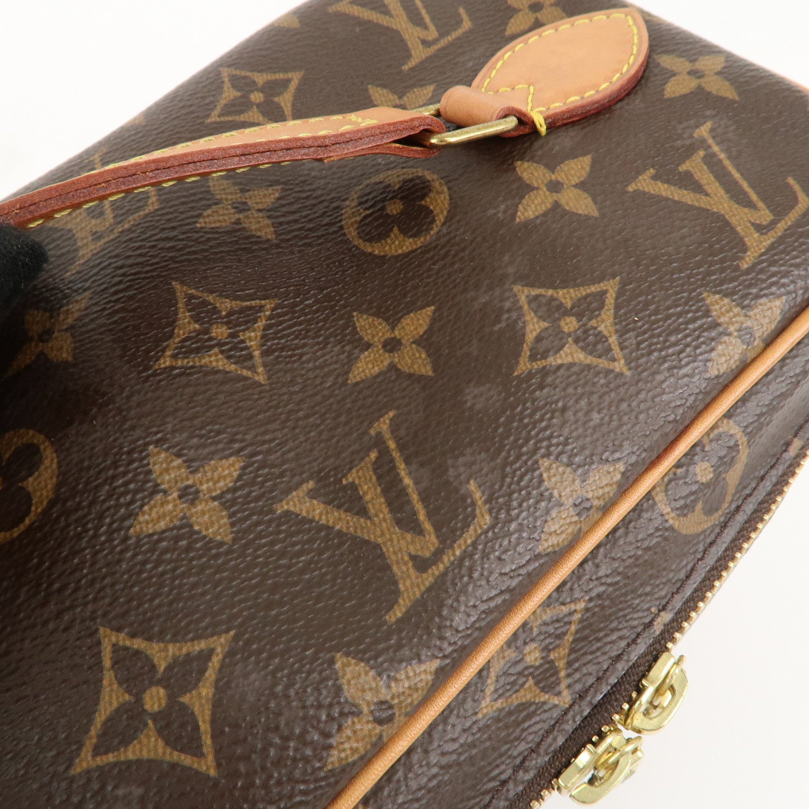 Louis Vuitton Monogram Nice BB Vanity Bag Brown M42265