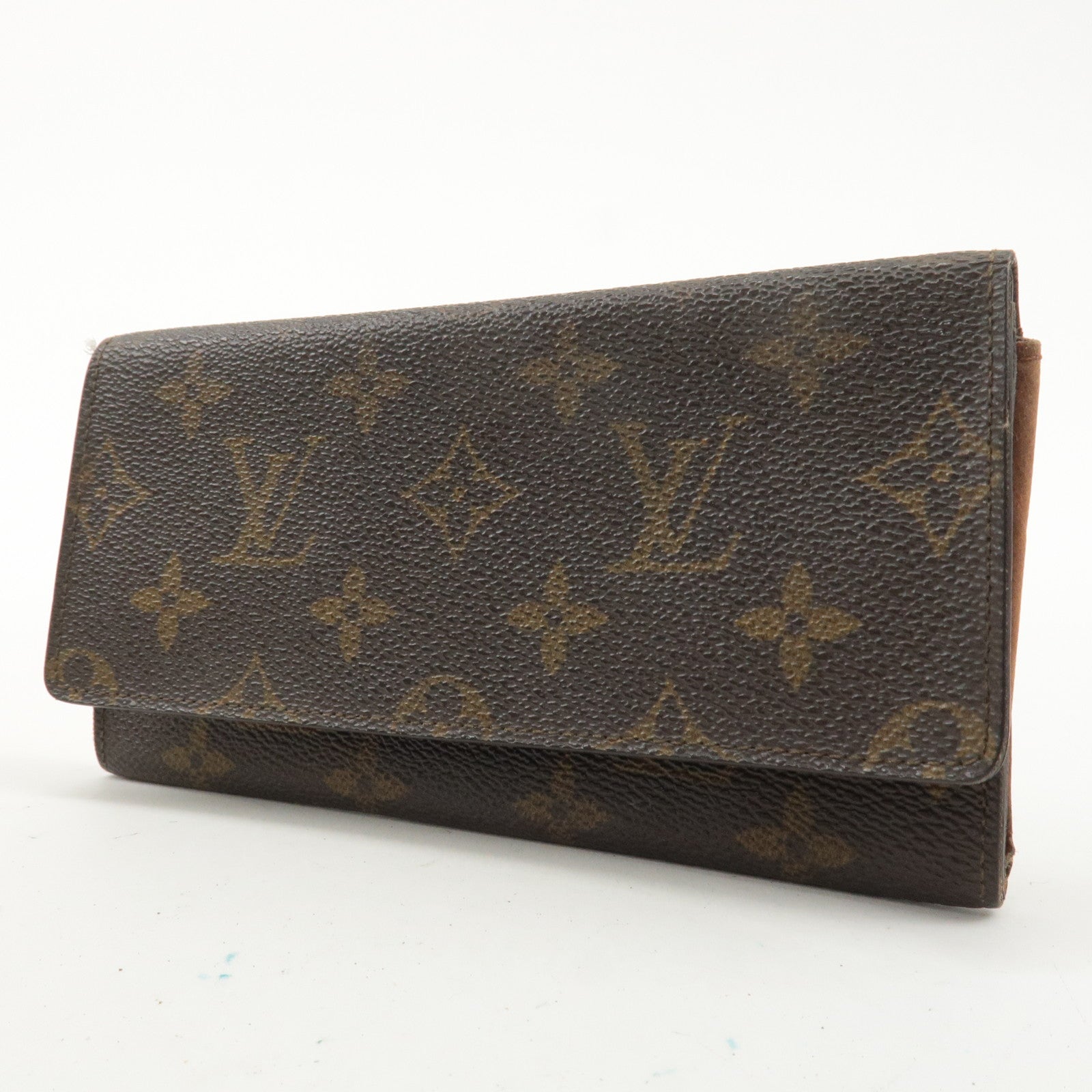 Louis Vuitton Monogram Set of 3 Porte Yen Long Wallet Brown M61820