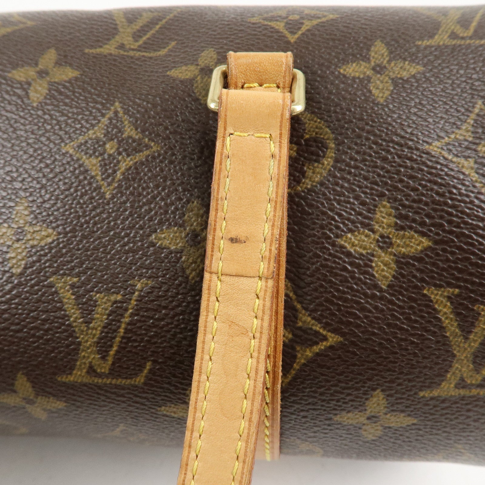 Louis Vuitton Monogram Papillon 26 Hand Bag Brown M51386 Used