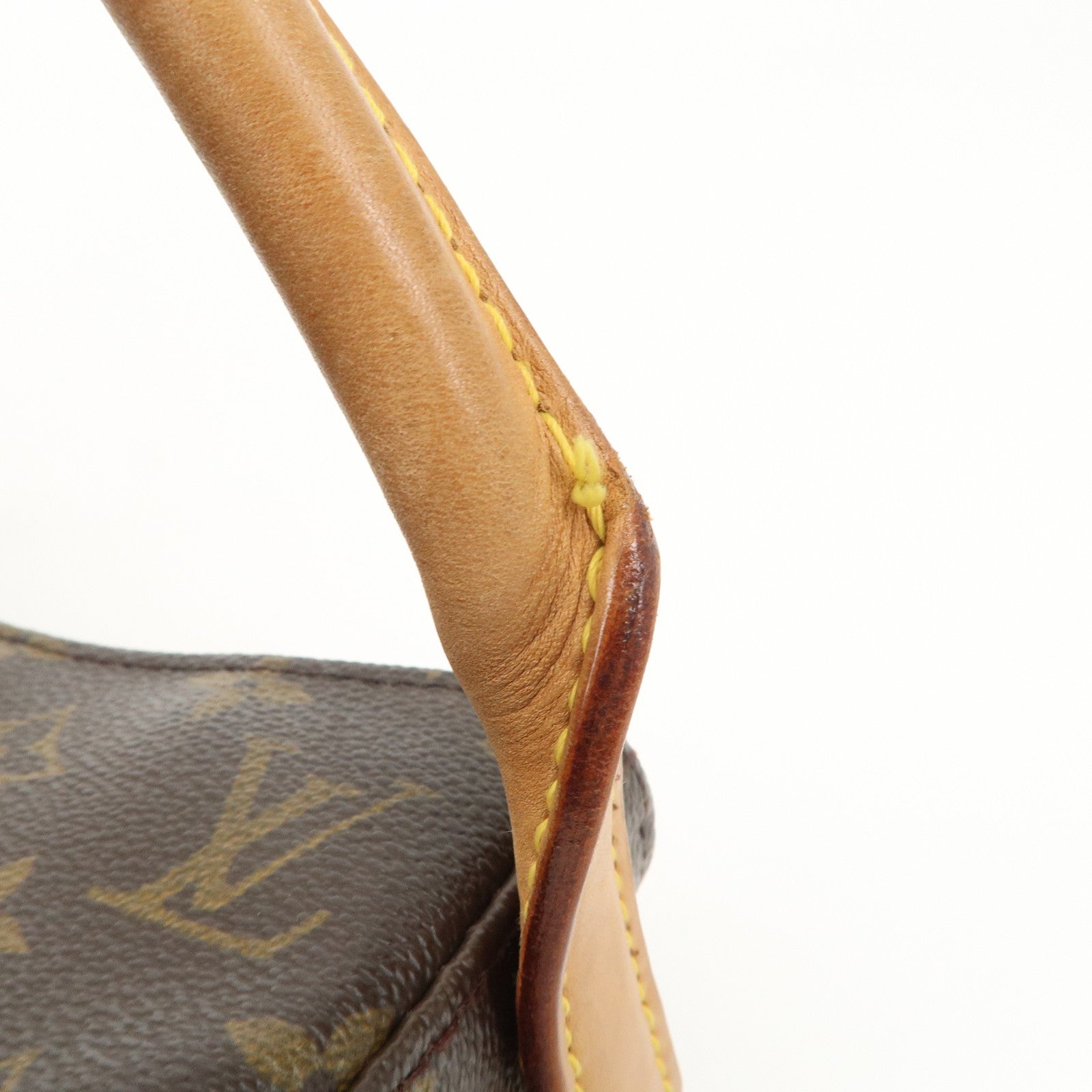 Louis Vuitton Monogram Looping GM Shoulder Bag Brown M51145 Used