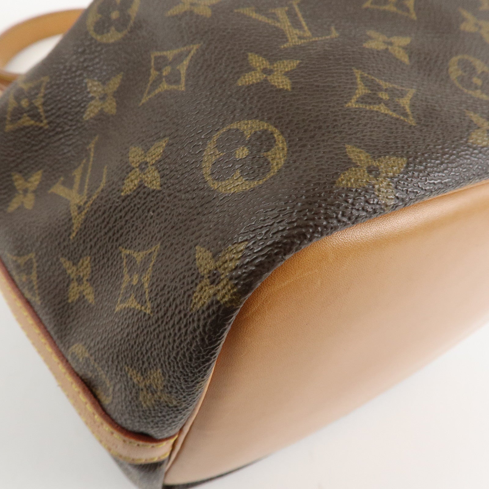 Louis Vuitton Monogram Petit Noe Shoulder Bag Brown M42226 Used