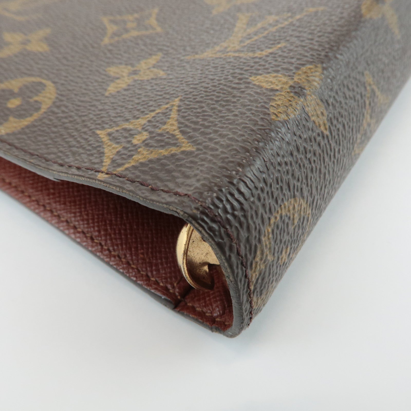 Louis Vuitton Monogram Agenda MM Planner Cover R20105 Used