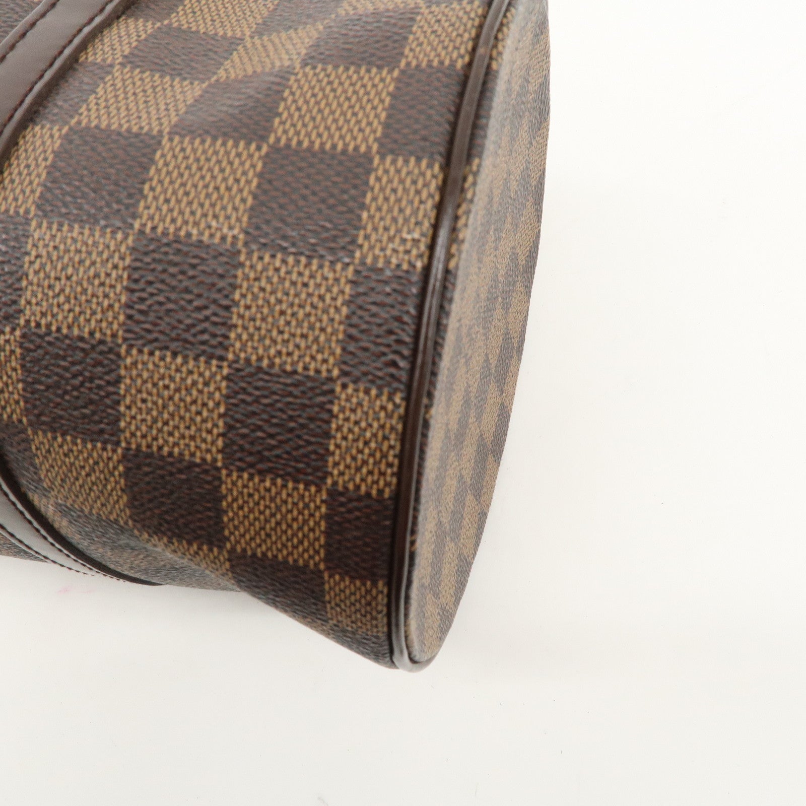 Louis Vuitton Damier Papillon 30 Hand Bag Brown Gold HDW N51303 Used