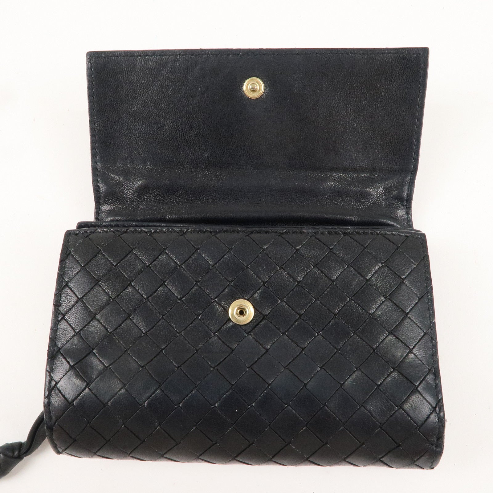 BOTTEGA VENETA Set of 2 Intrecciato Leather Wallet 113997