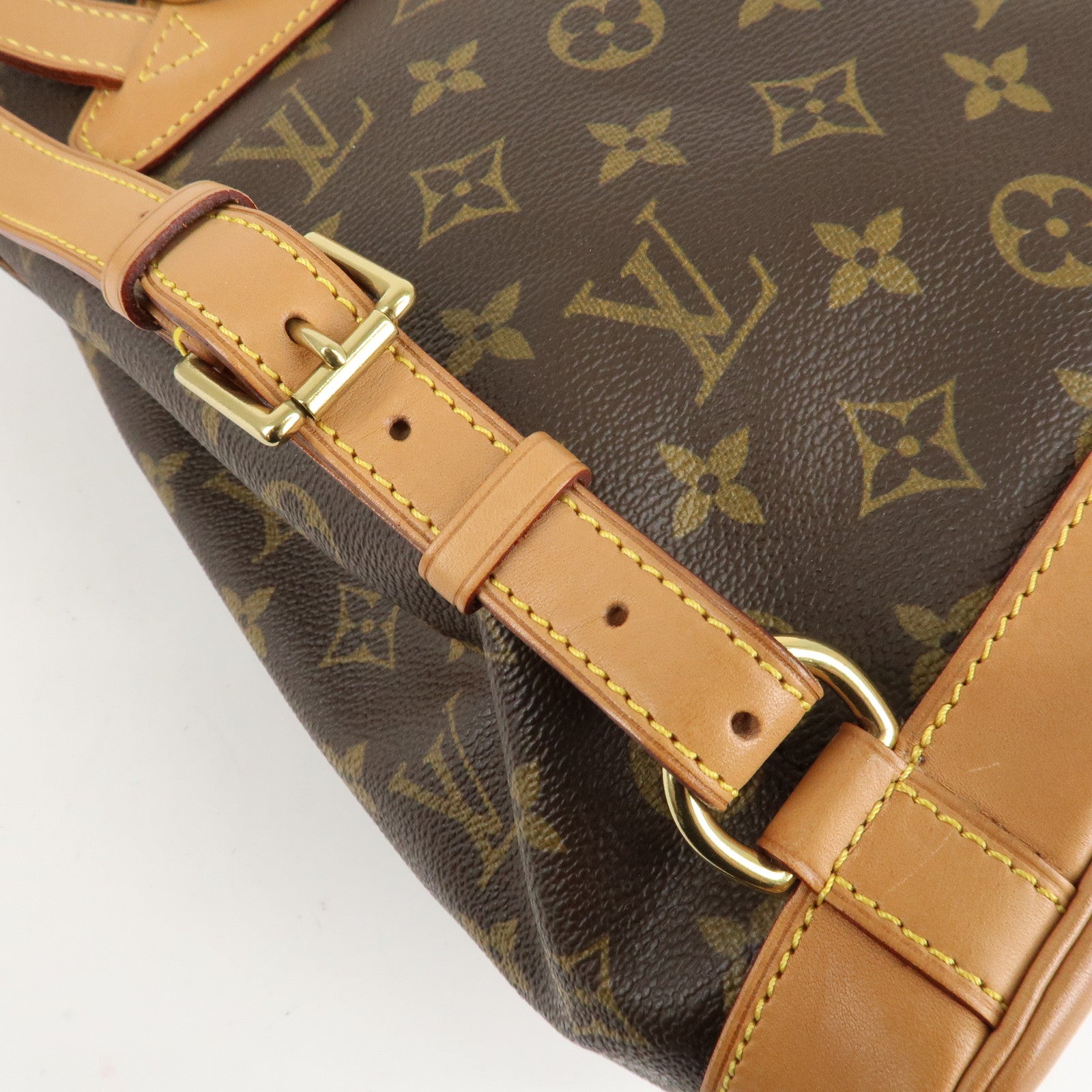 Louis Vuitton Monogram Montsouris MM Backpack Bag M51136 Used