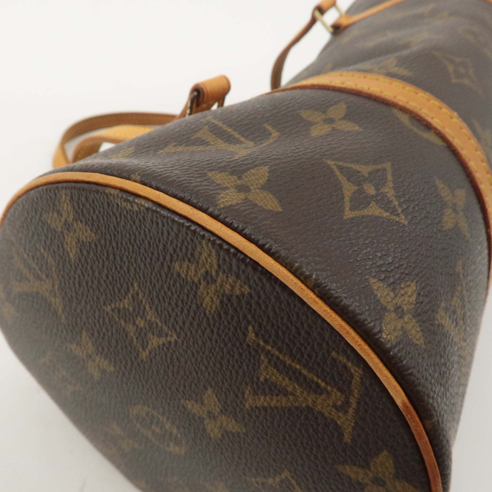 Louis Vuitton Monogram Papillon 30 Hand Bag 
Pouch Brown M51385