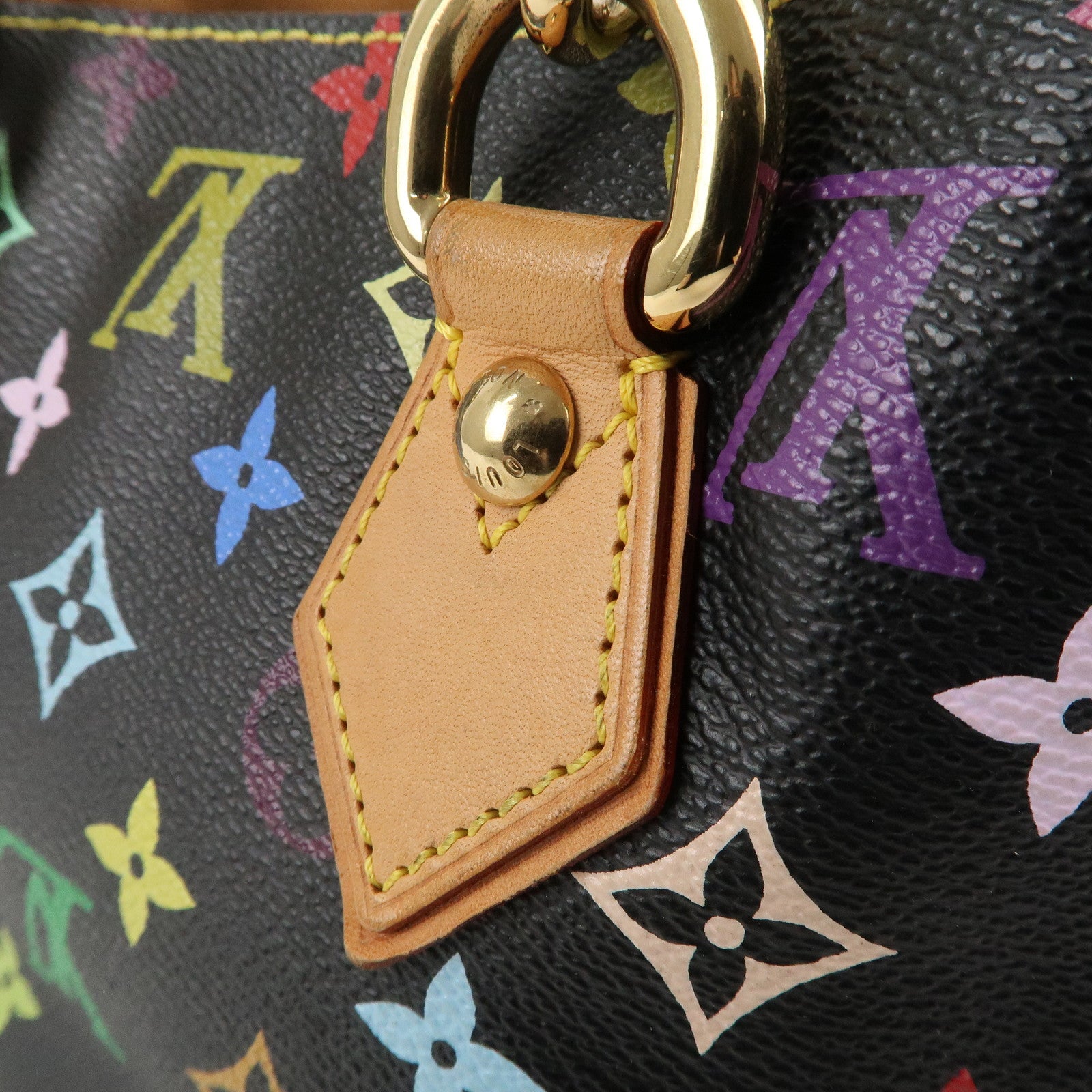 Louis Vuitton Monogram Multicolor Audra Hand Bag Noir M40048