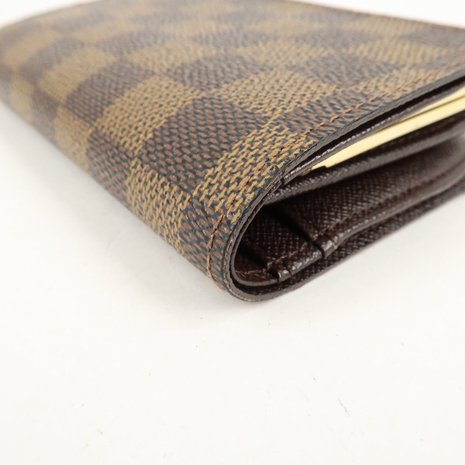 Louis Vuitton Damier Portefeuille Viennois Wallet N61674 Used