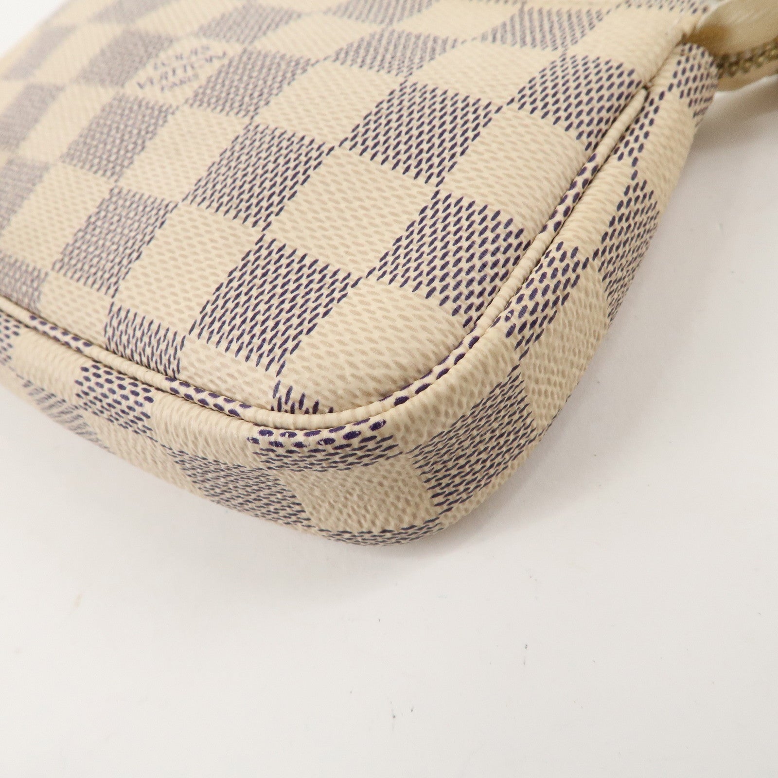 Louis Vuitton Damier Azur Mini Pochette Accessoires Pouch N58010