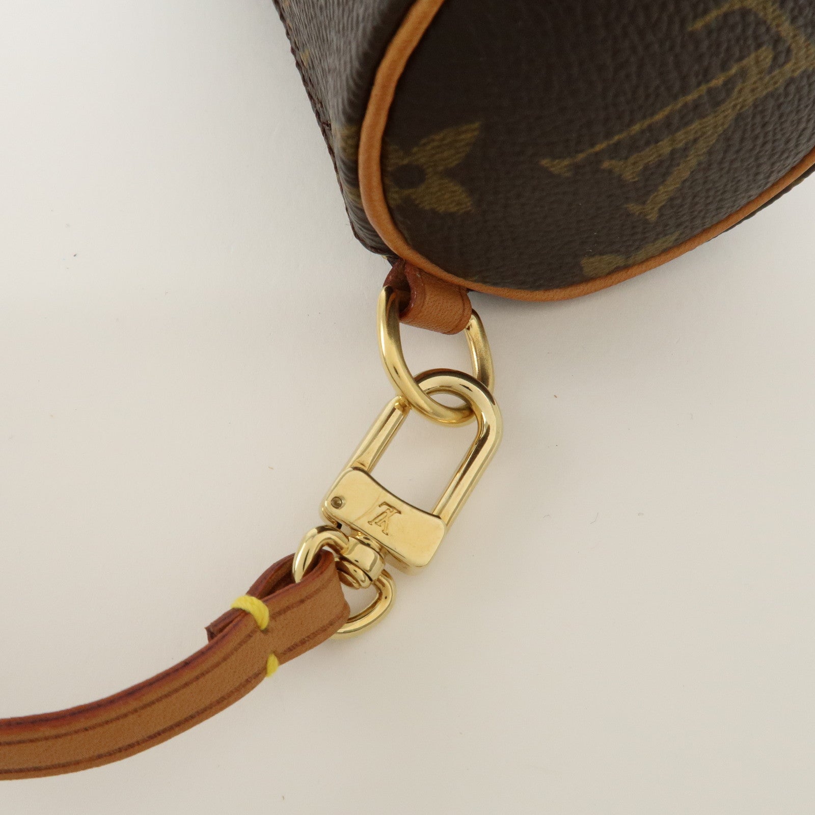 Louis Vuitton Monogram Mini Pouch for Papillon Bag Brown Used