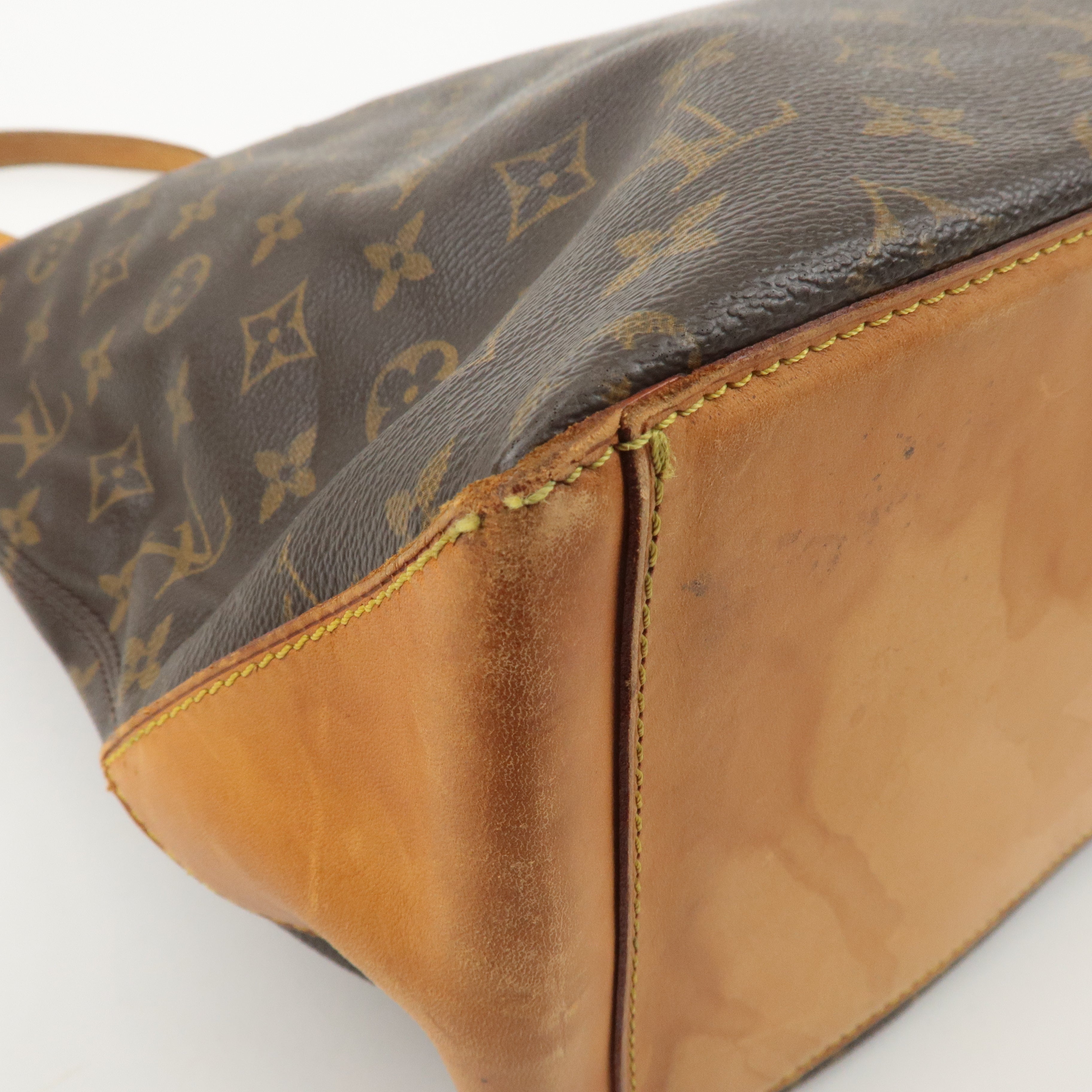 Louis Vuitton Monogram Cabas Mezzo Tote Bag Brown M51151